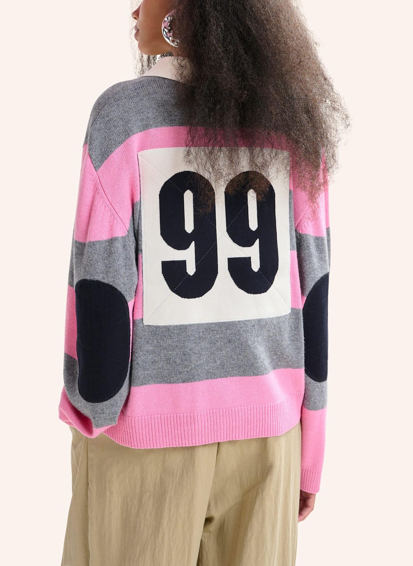 ESSENTIEL ANTWERP Pullover JARN: ROSA/ GRAU/ WEISS