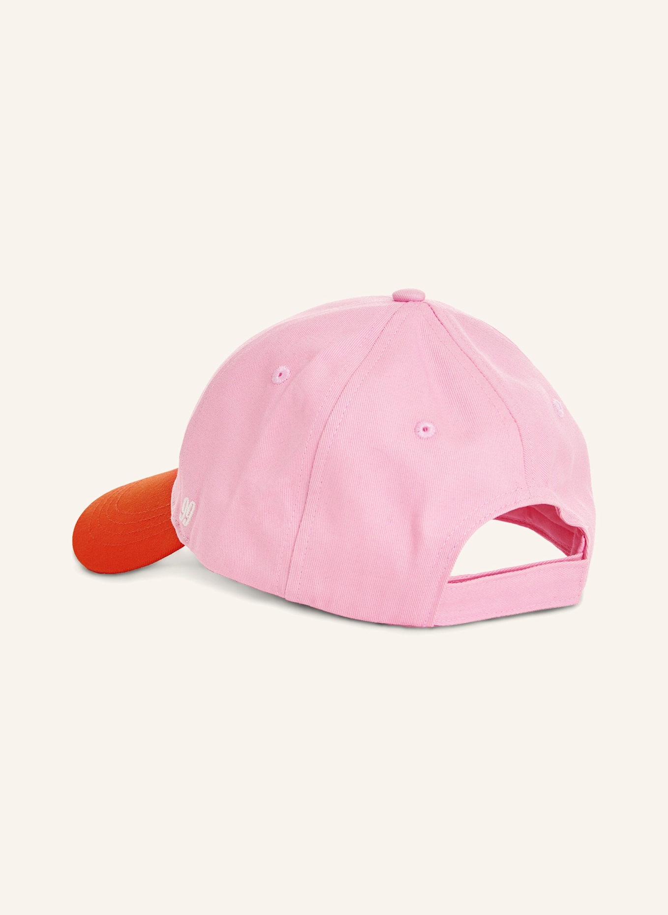 ESSENTIEL ANTWERP Hut JIMMO: ORANGE/ WEISS/ HELLROSA