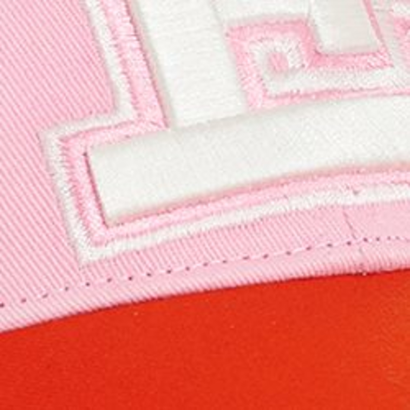 ESSENTIEL ANTWERP Hut JIMMO: ORANGE/ WEISS/ HELLROSA