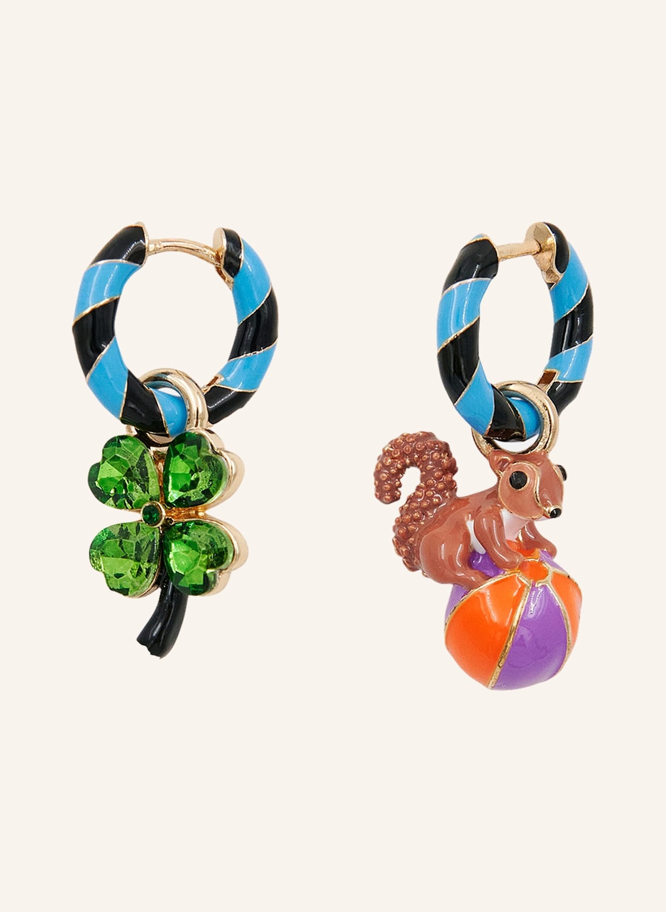 ESSENTIEL ANTWERP Schmuck JOVER: DUNKELGRÜN/ HELLBLAU