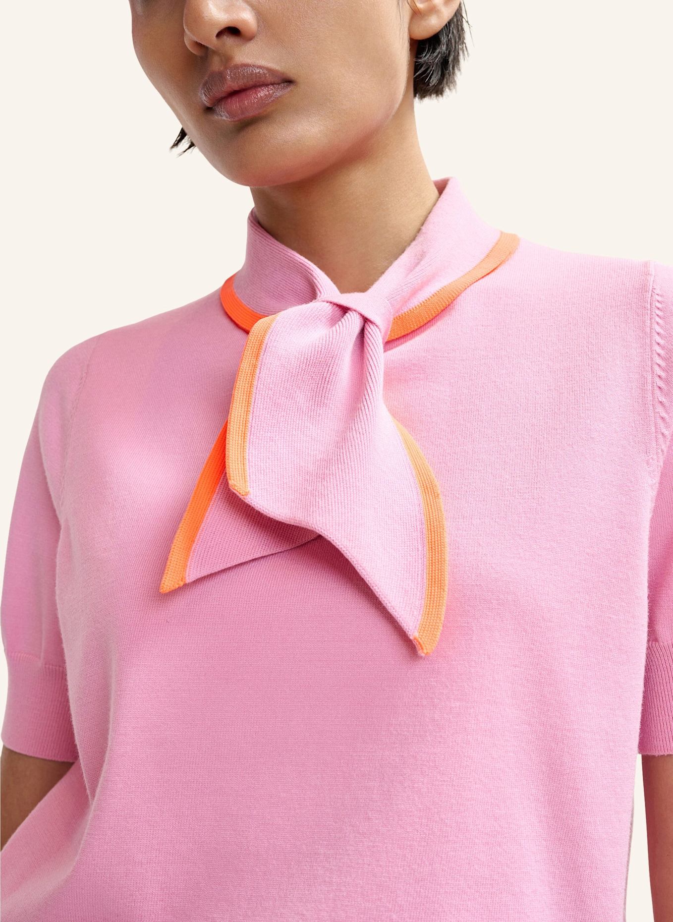 ESSENTIEL ANTWERP Strickshirt JONDA: ORANGE/ ROSA