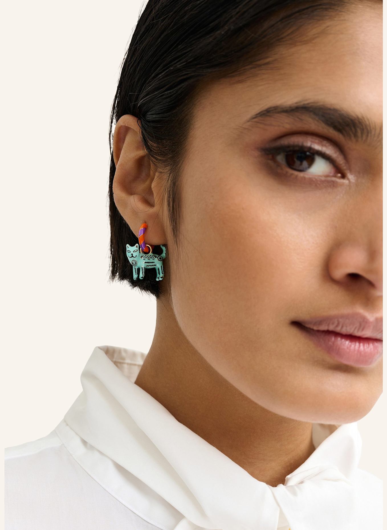 ESSENTIEL ANTWERP Schmuck JOCAT: ORANGE/ LILA