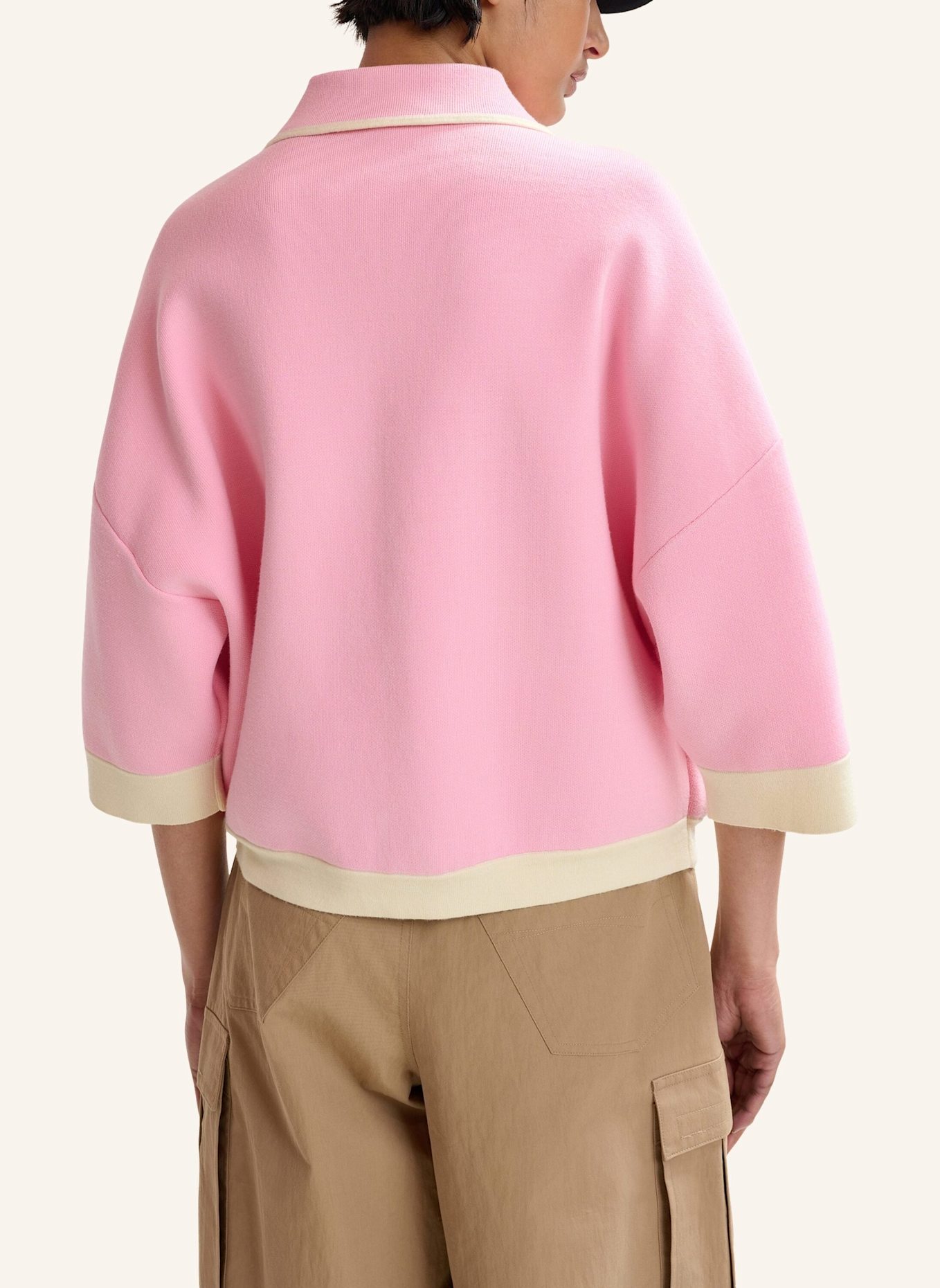 ESSENTIEL ANTWERP Strickjacke JUGLY: ROSA/ WEISS