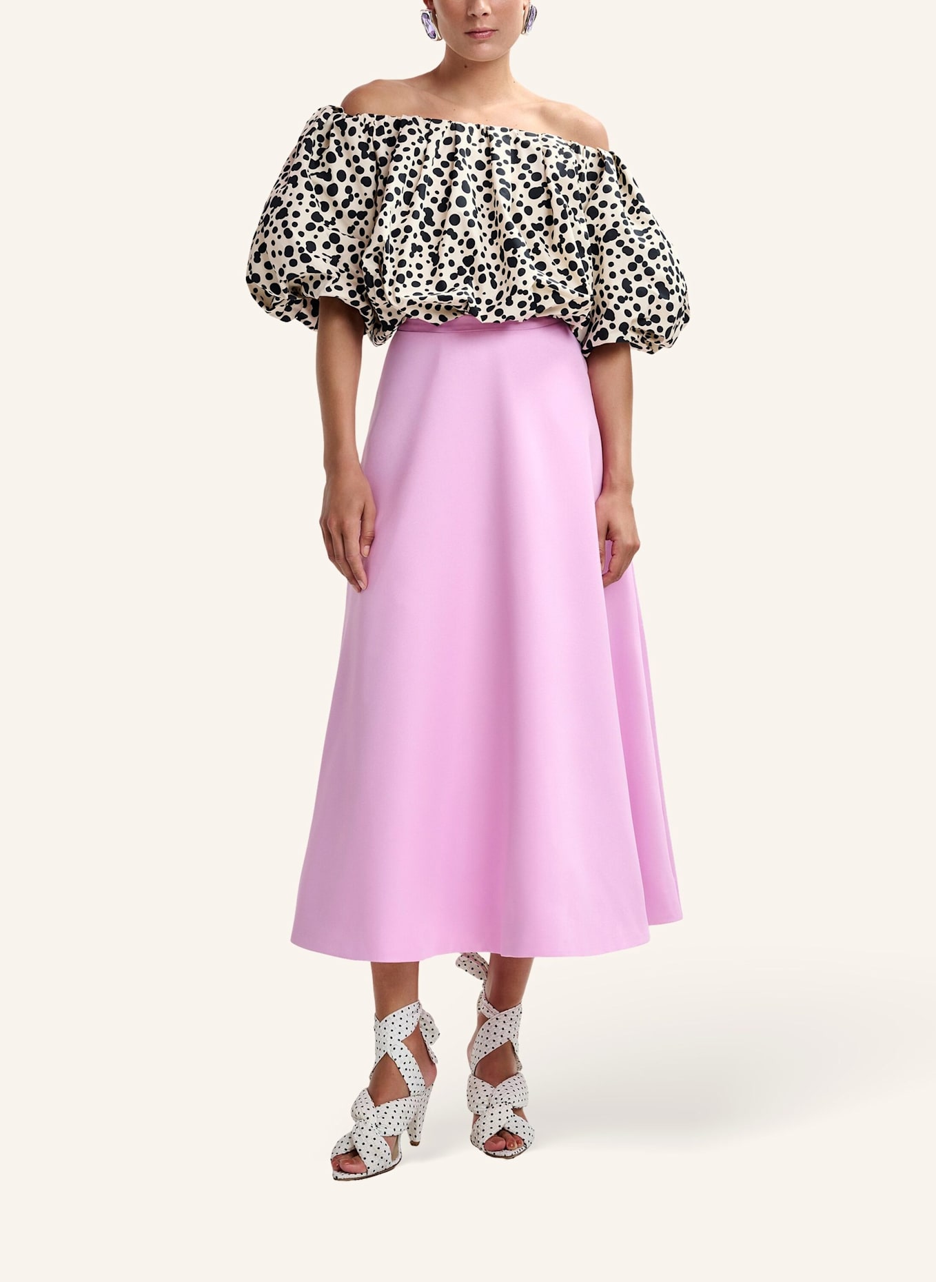 ESSENTIEL ANTWERP Oberteil JINT: SCHWARZ/ WEISS