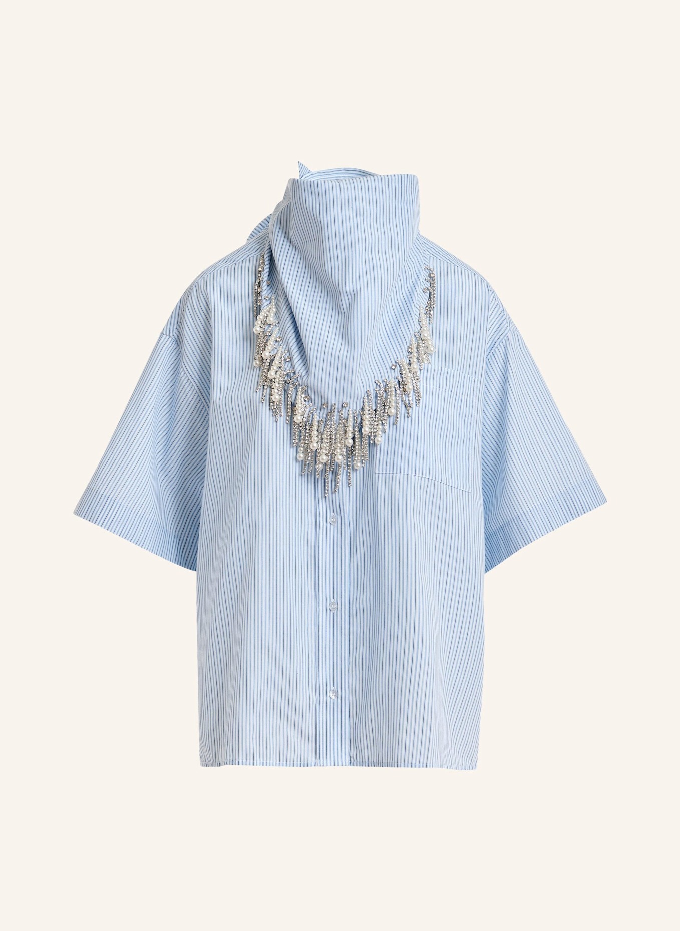 ESSENTIEL ANTWERP Hemd JASLEEN: DUNKELBLAU/ HELLBLAU