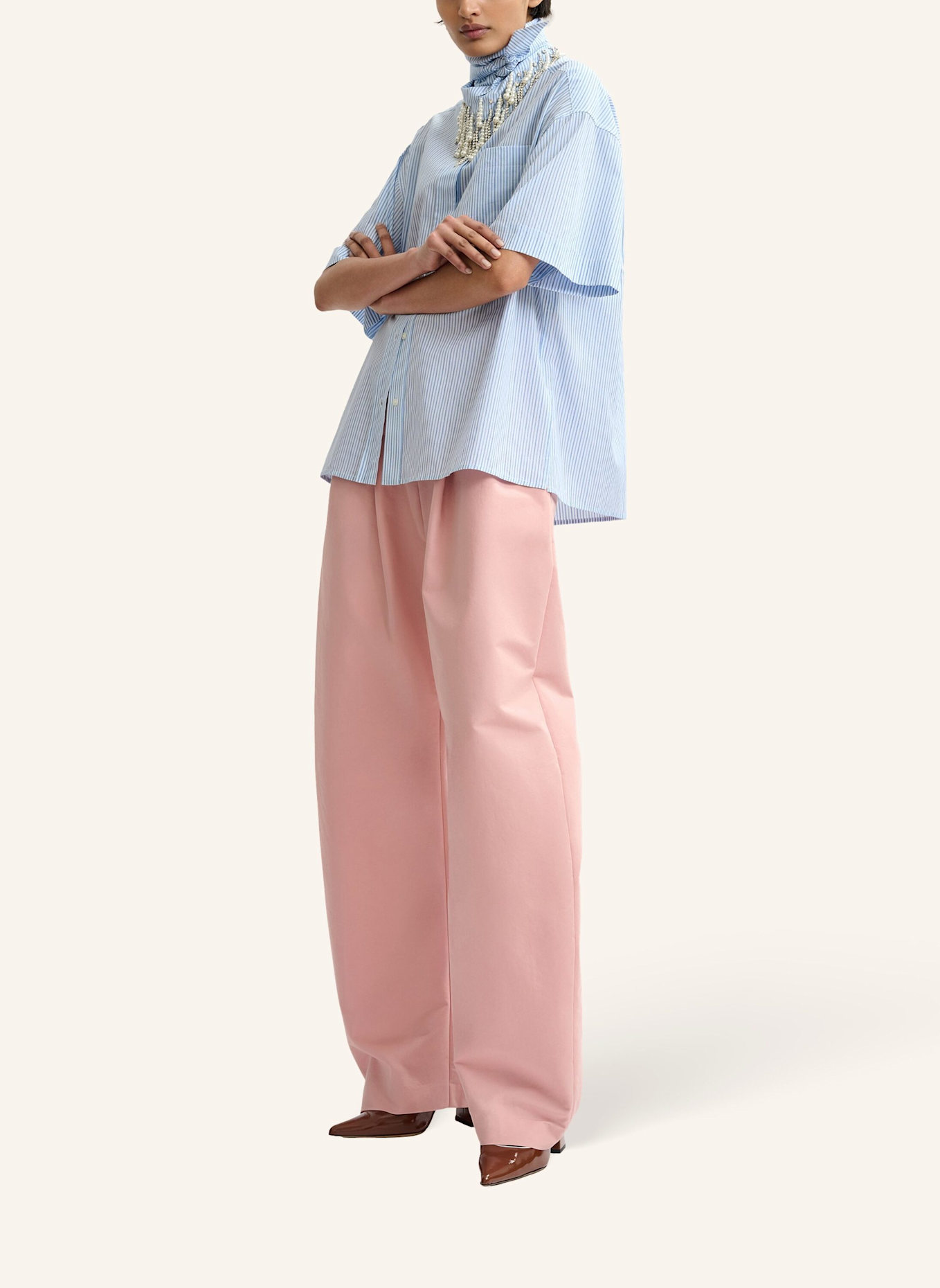 ESSENTIEL ANTWERP Hemd JASLEEN: DUNKELBLAU/ HELLBLAU