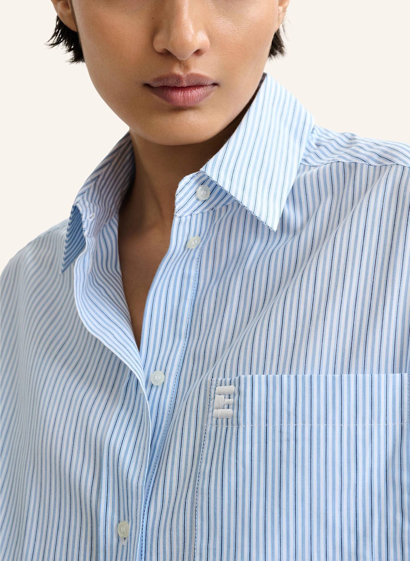 ESSENTIEL ANTWERP Hemd JASLEEN: DUNKELBLAU/ HELLBLAU