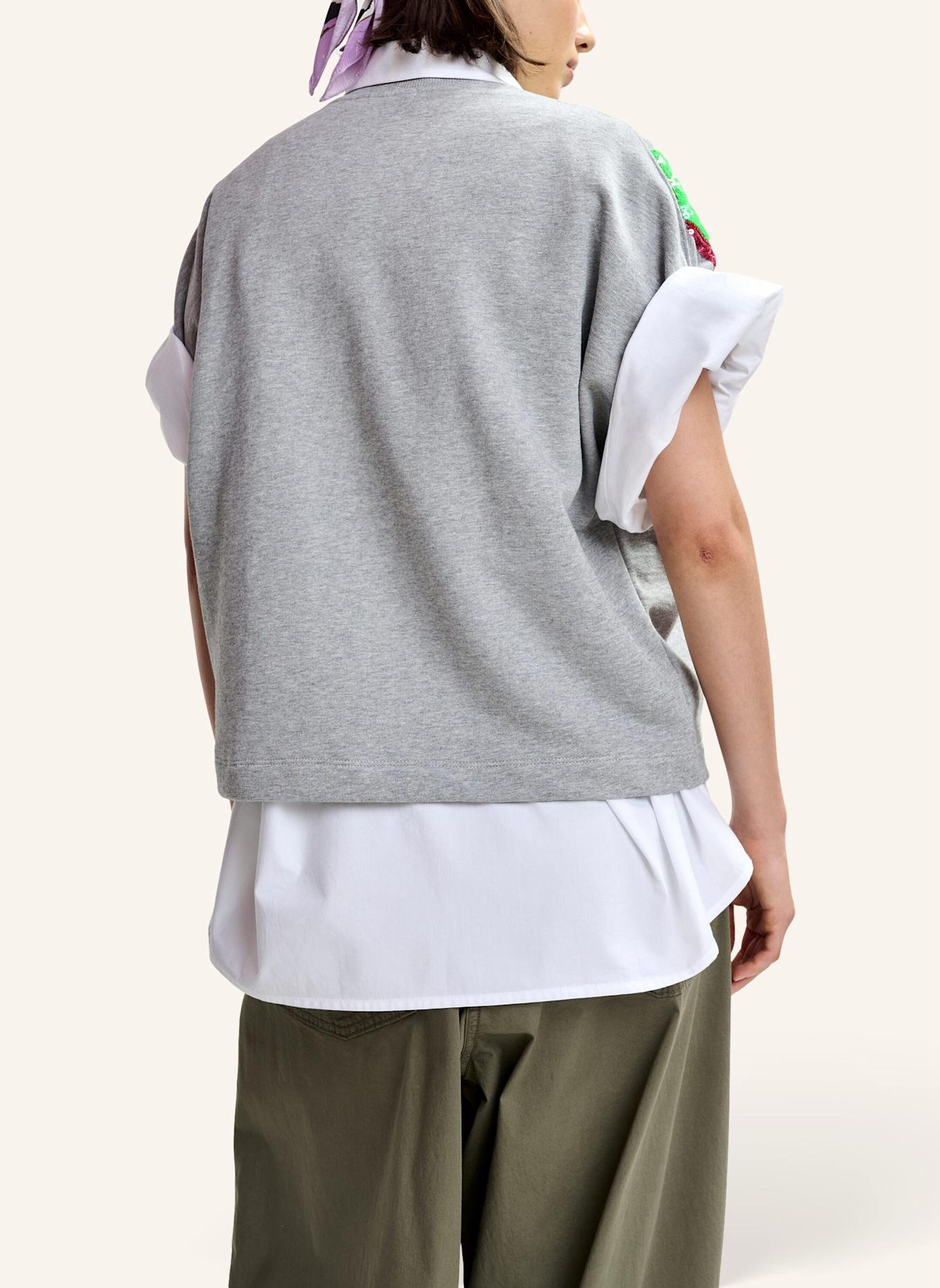 ESSENTIEL ANTWERP Sweatshirt JOLIES mit Pailletten: GRAU