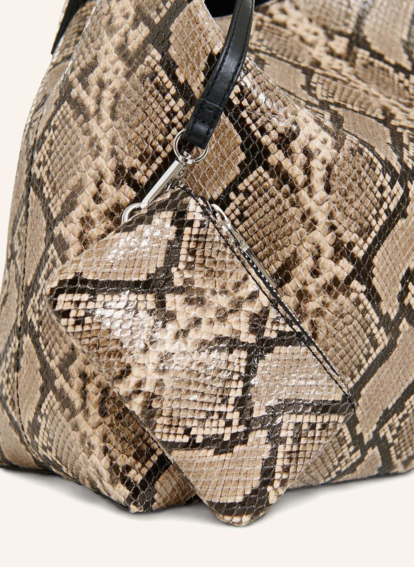 ESSENTIEL ANTWERP Shopper JORAN: SCHWARZ/ BRAUN