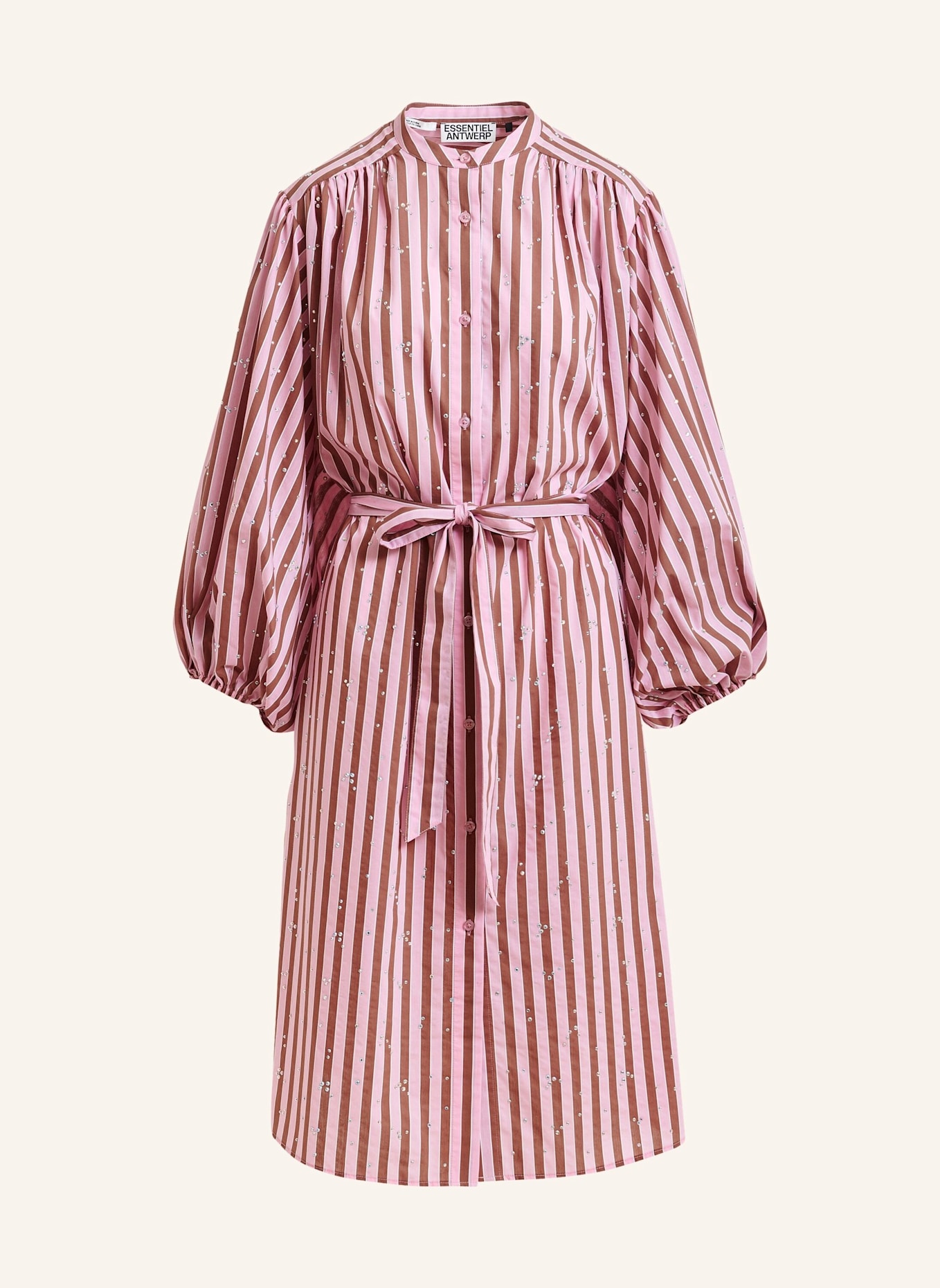ESSENTIEL ANTWERP Hemdkleid JODIANNA: ROSA/ BRAUN