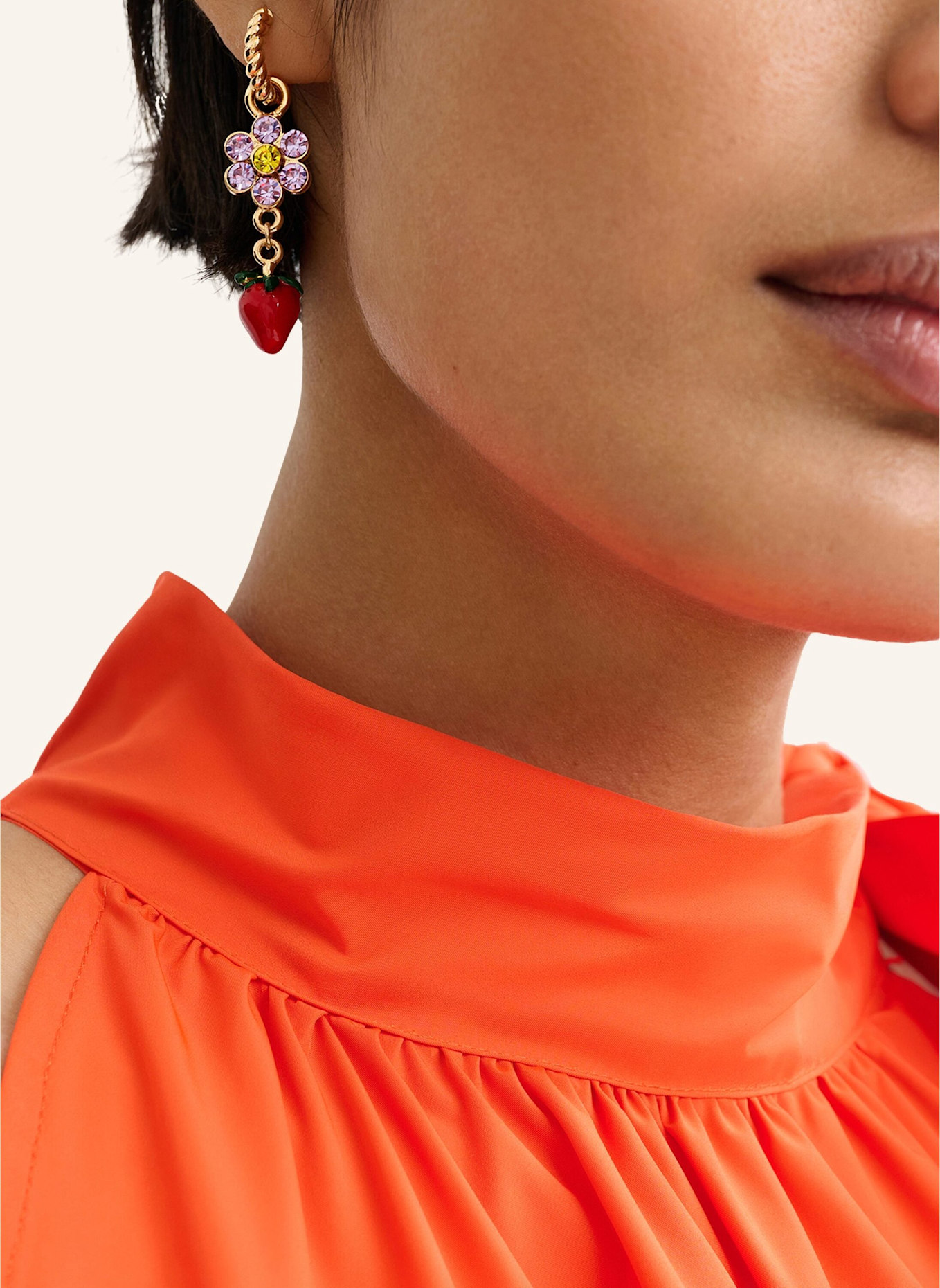 ESSENTIEL ANTWERP Ohrringe JOLAN: ROT/ BLAU/ GOLD