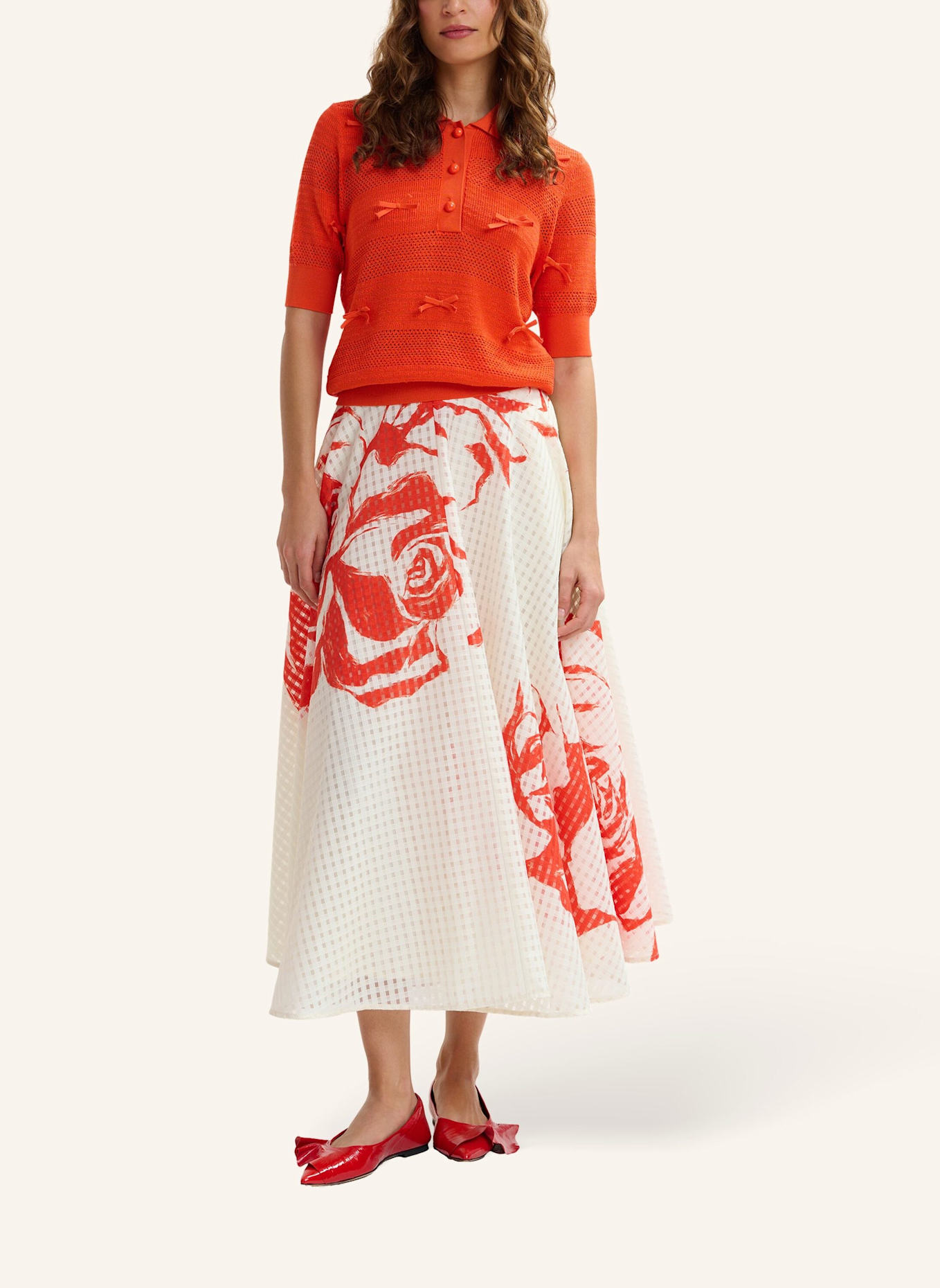 ESSENTIEL ANTWERP Midirock JANGO: ROT