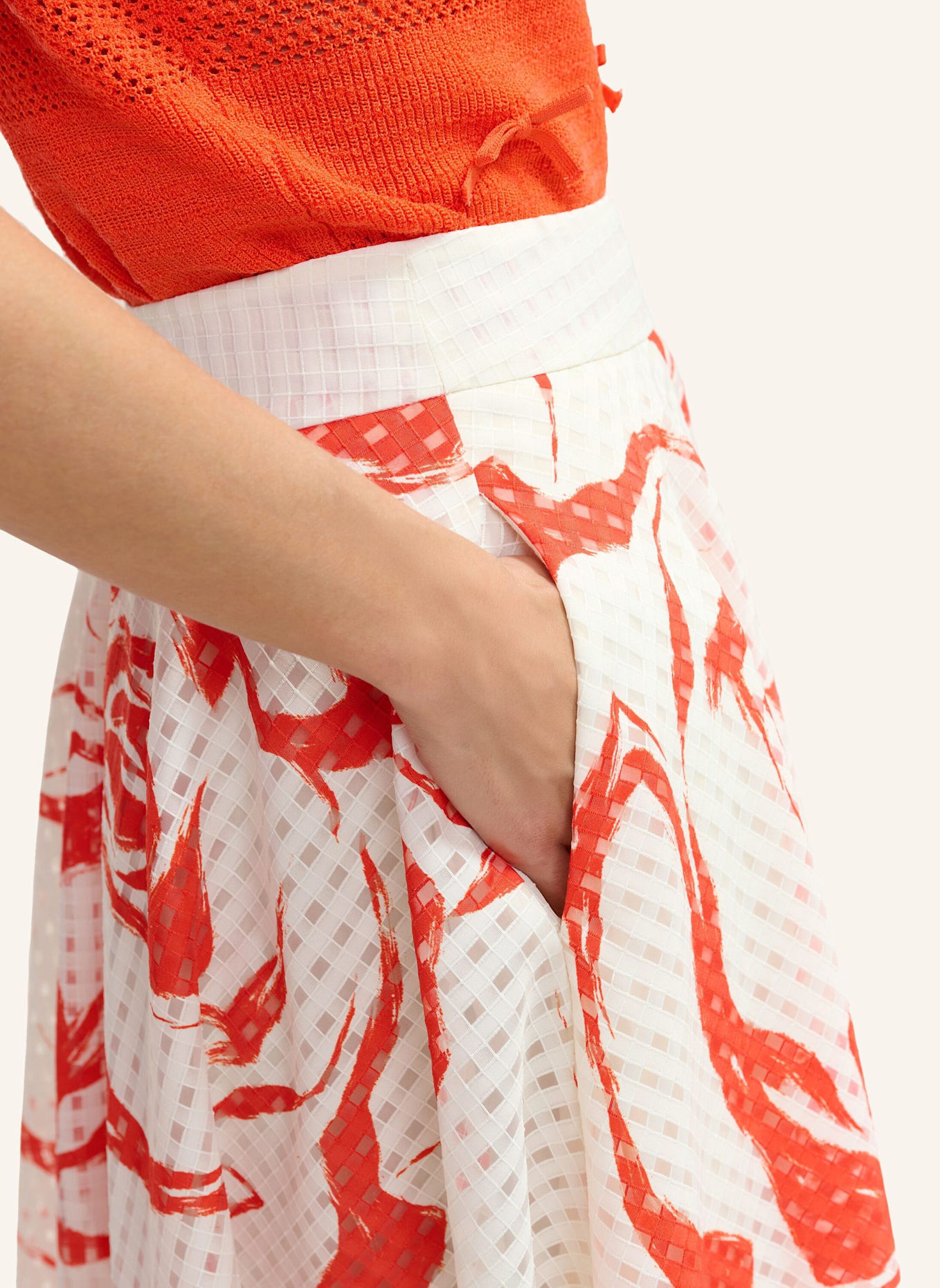 ESSENTIEL ANTWERP Midirock JANGO: ROT