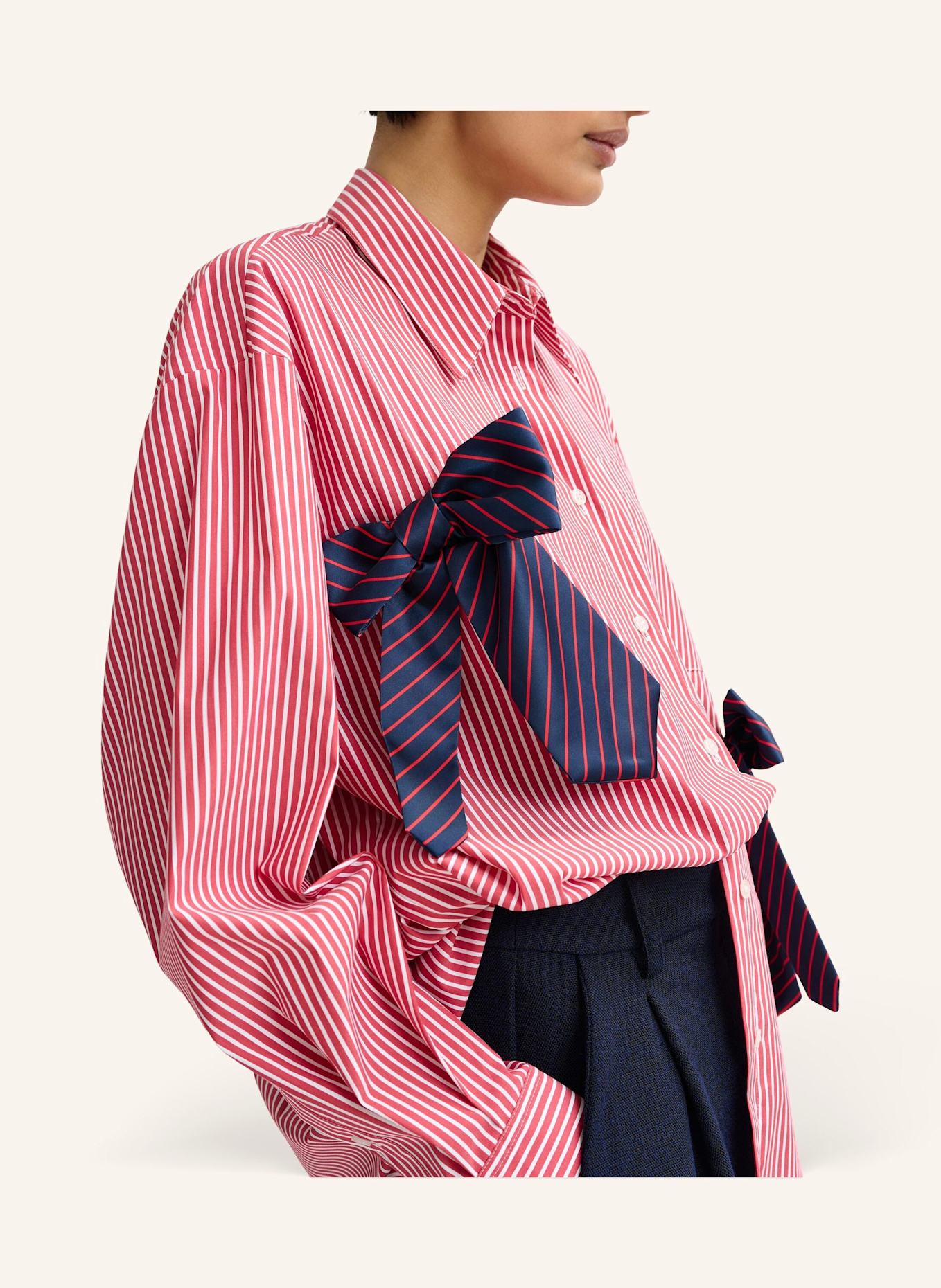 ESSENTIEL ANTWERP Hemd JIWI: ROT/ WEISS/ BLAU