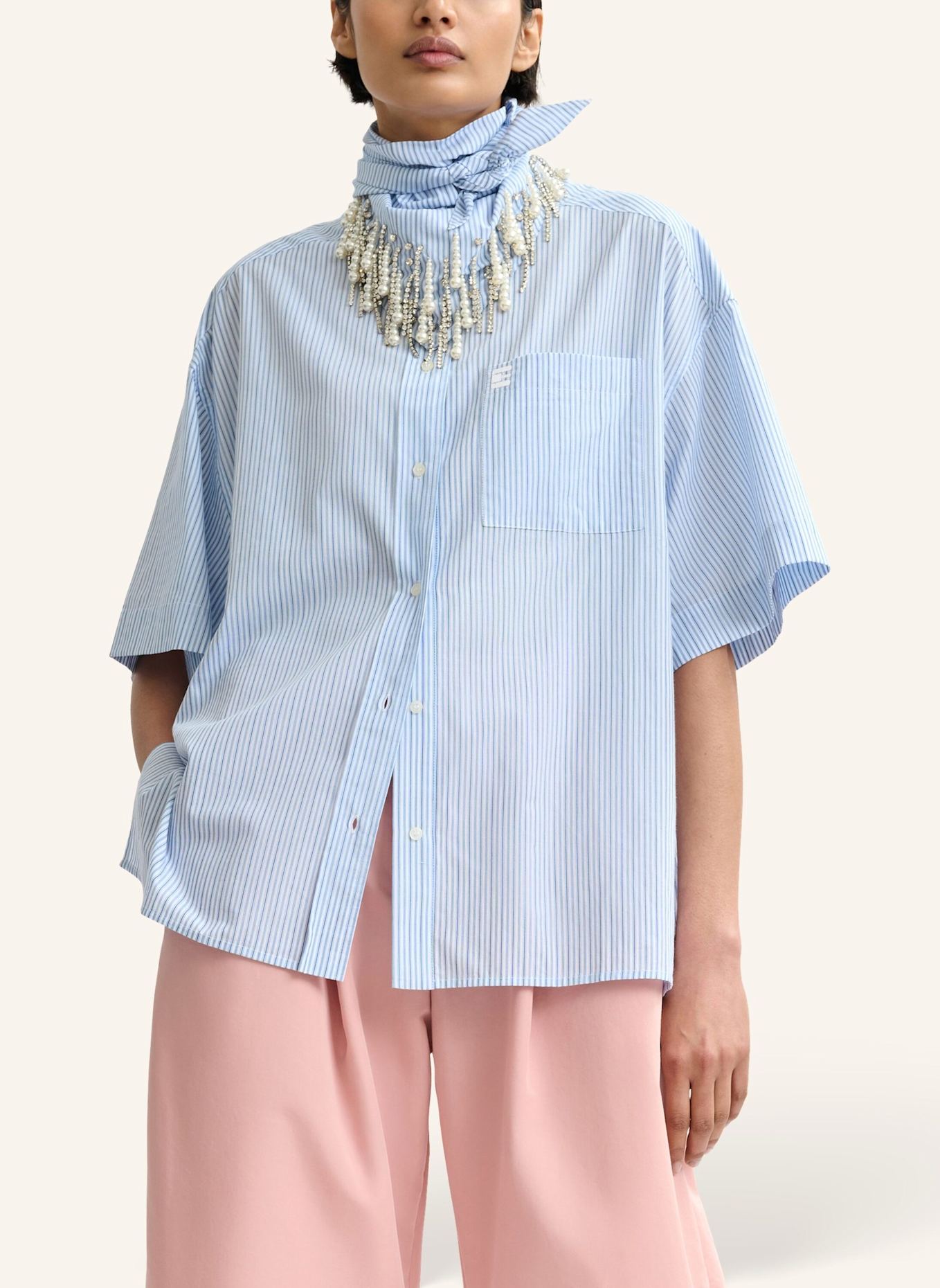 ESSENTIEL ANTWERP Hemd JASLEEN: DUNKELBLAU/ HELLBLAU