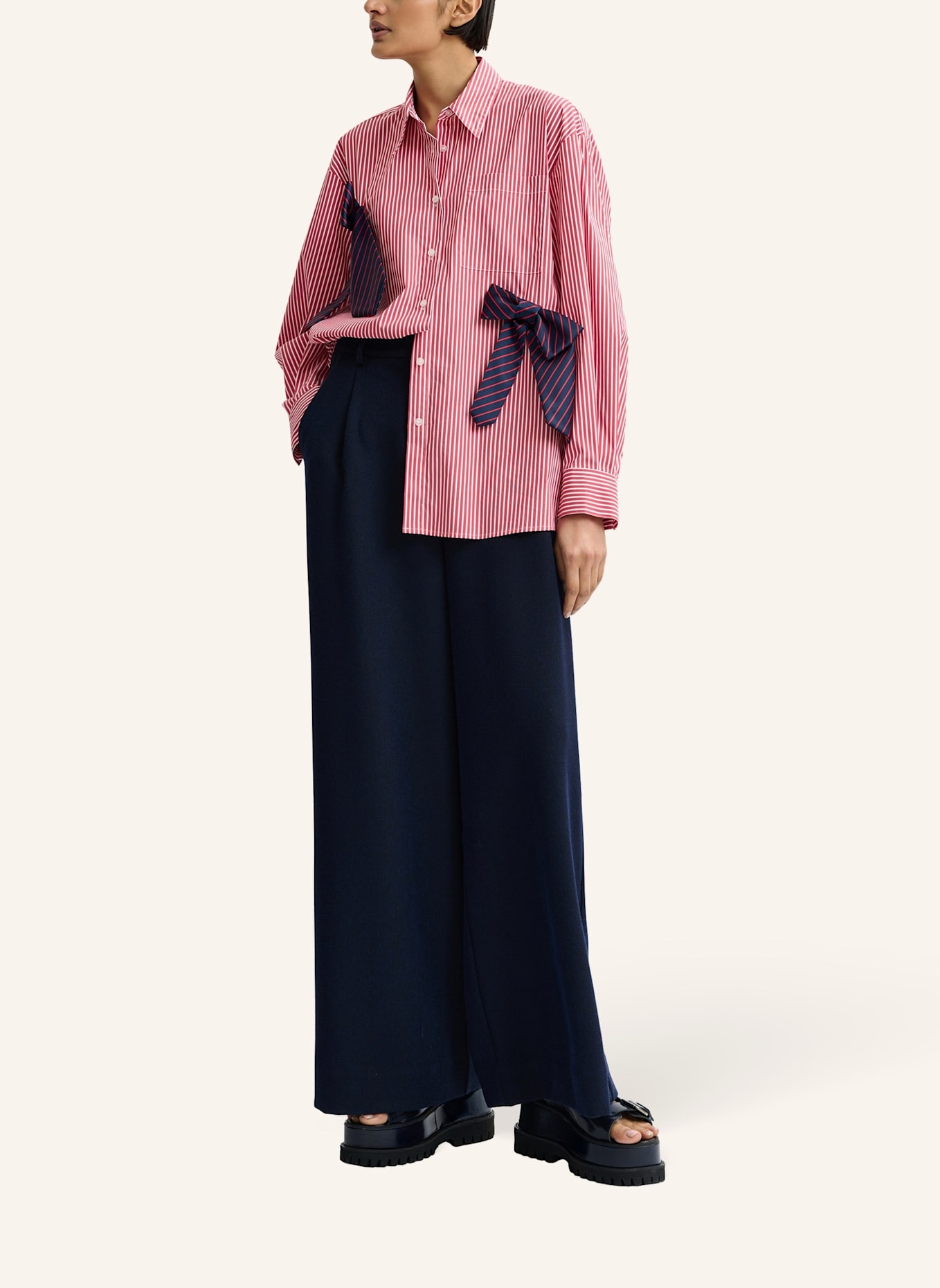ESSENTIEL ANTWERP Hemd JIWI: ROT/ WEISS/ BLAU