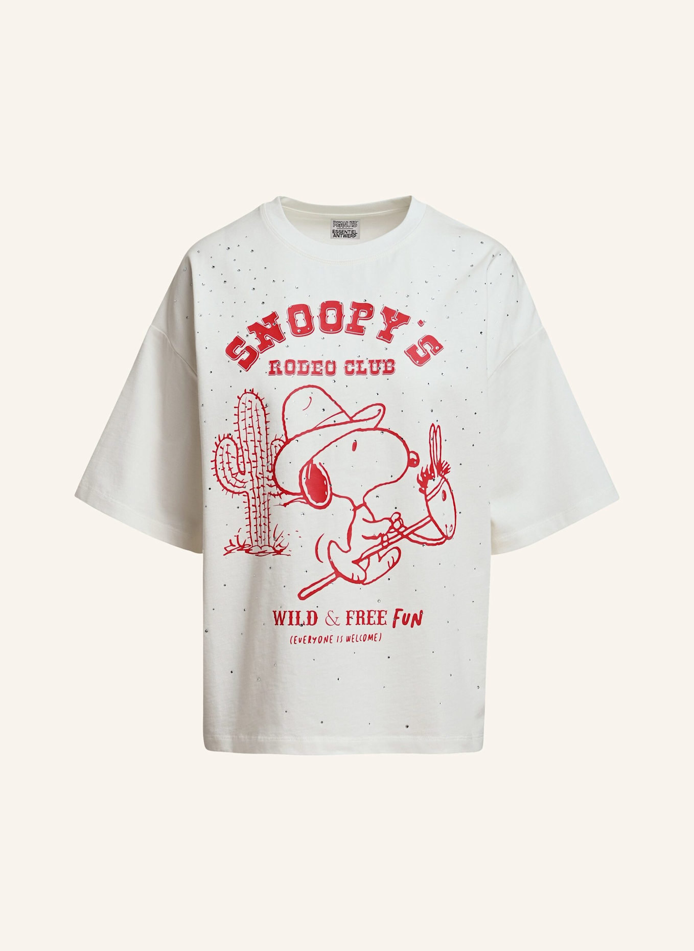 ESSENTIEL ANTWERP T-shirt JUNKI: ROT