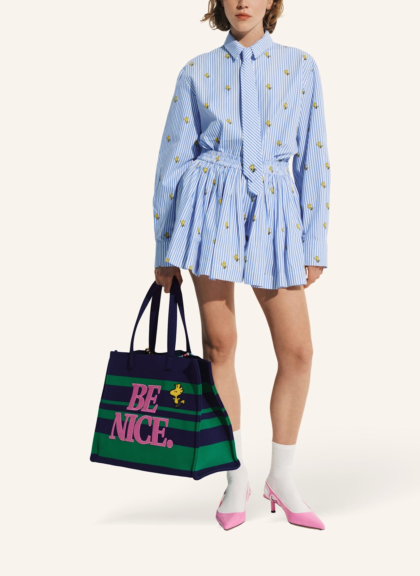 ESSENTIEL ANTWERP Hemd JEPPERMINT: GELB/ WEISS/ HELLBLAU