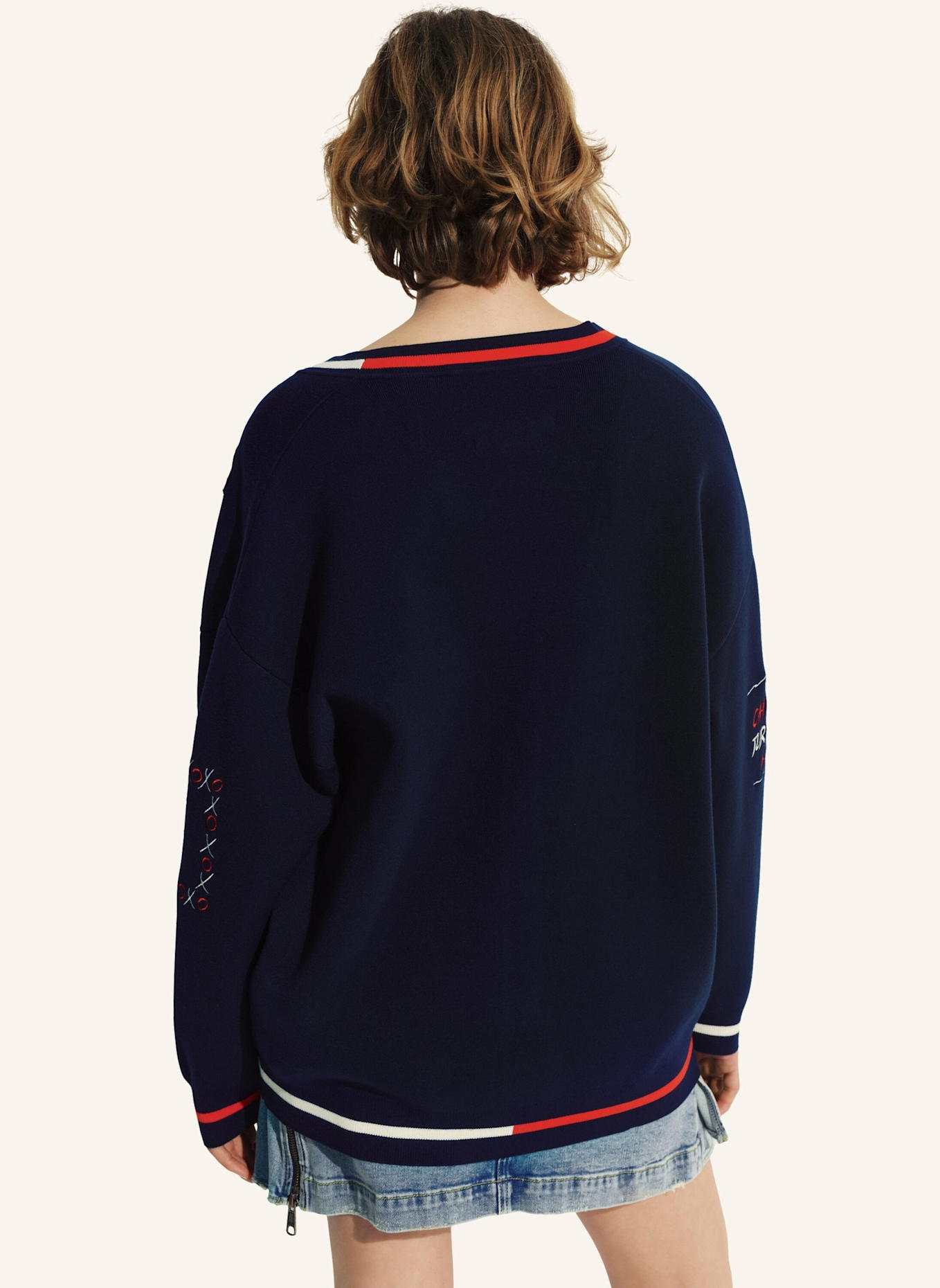 ESSENTIEL ANTWERP Strickjacke JASEBALL: BLAU