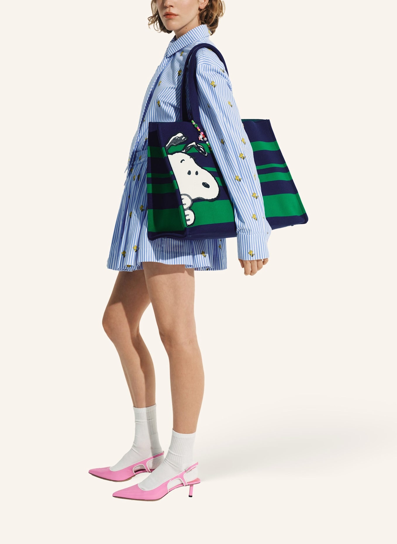 ESSENTIEL ANTWERP Tasche JOBBA: GRÜN/ LILA/ BLAU