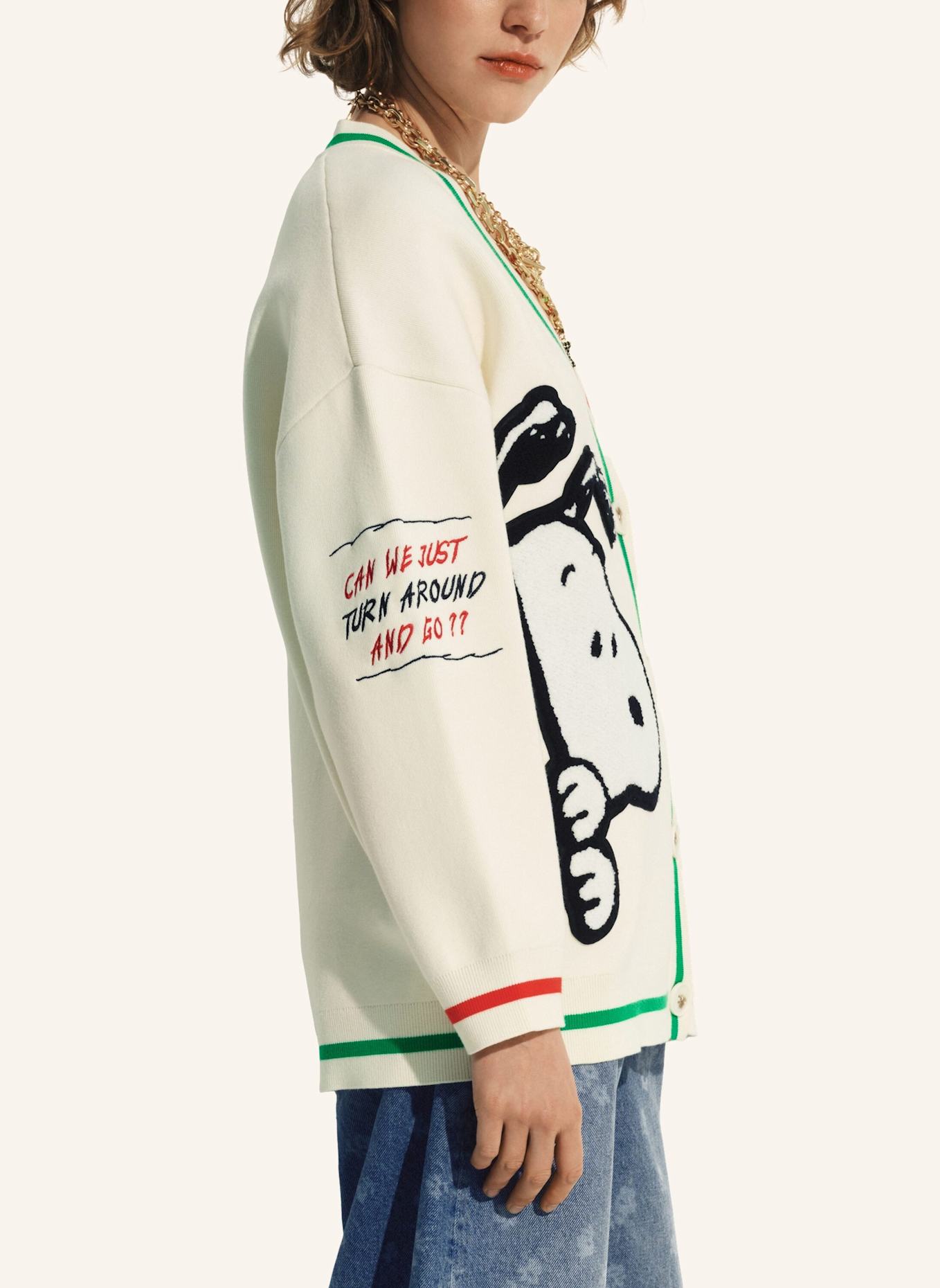 ESSENTIEL ANTWERP Strickjacke JASEBALL: CREME/ WEISS