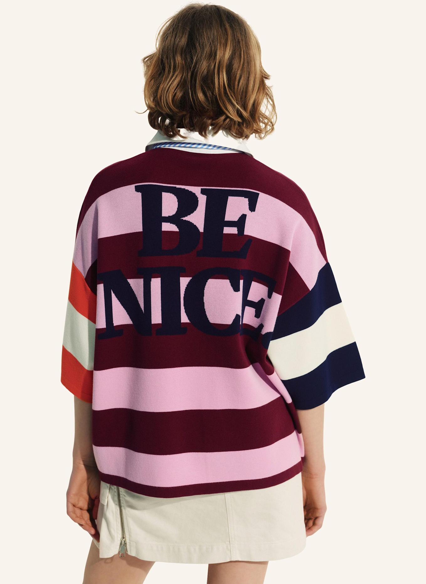 ESSENTIEL ANTWERP Polo JICE: ROSA/ ROT