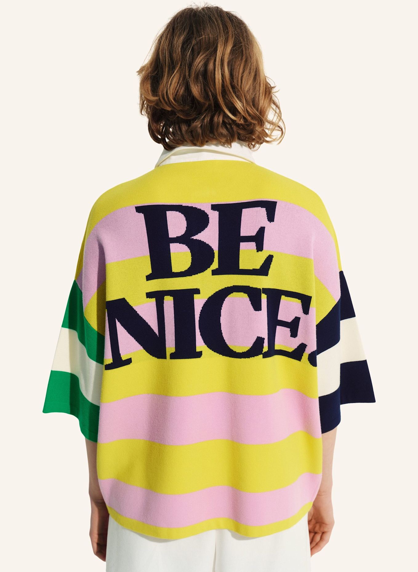 ESSENTIEL ANTWERP Polo JICE: GELB/ LILA