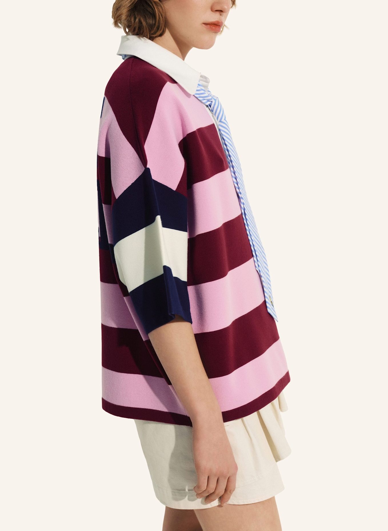 ESSENTIEL ANTWERP Polo JICE: ROSA/ ROT