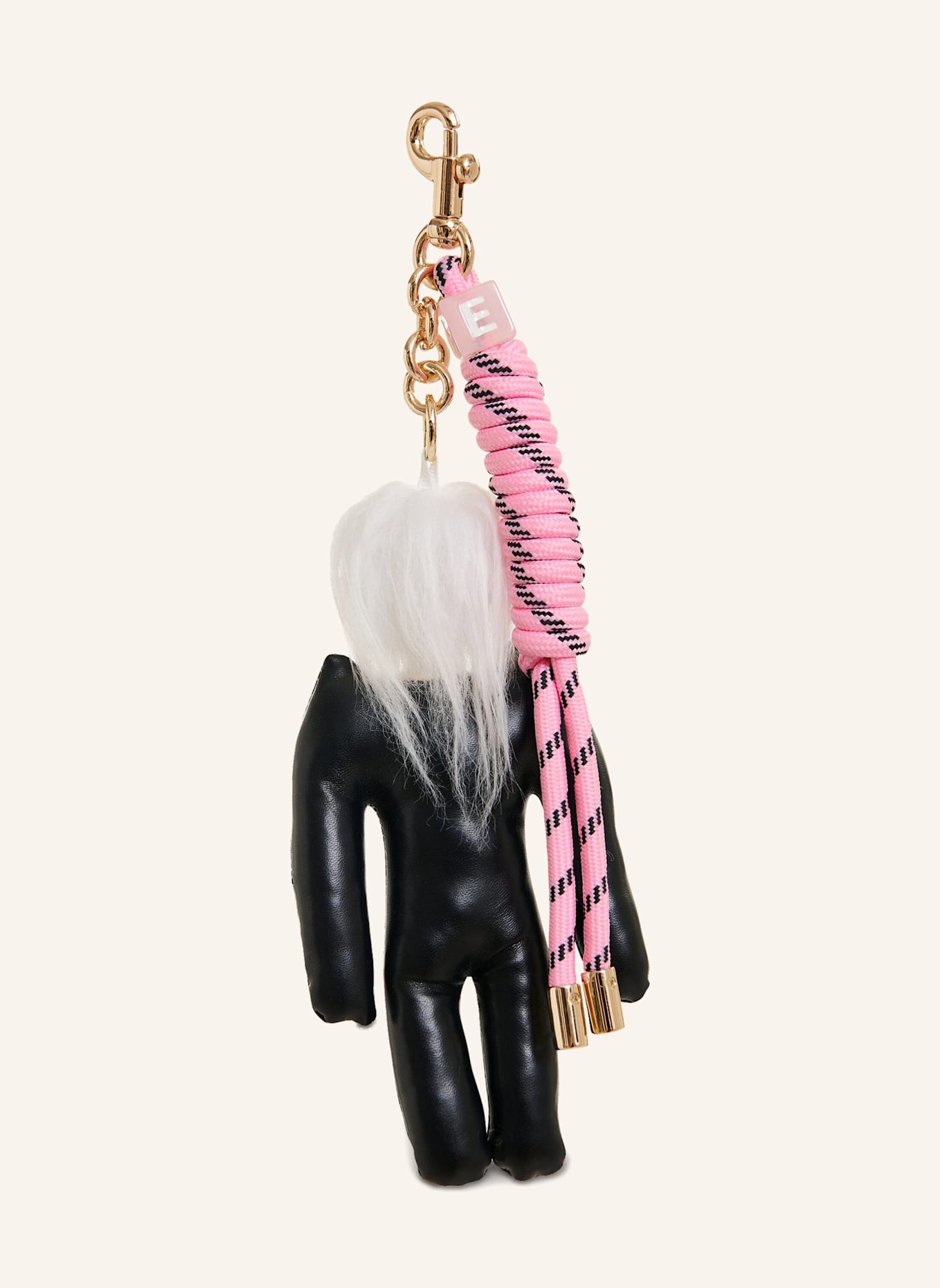 ESSENTIEL ANTWERP Taschenanhänger JAIMES: ROSA/ SCHWARZ/ WEISS