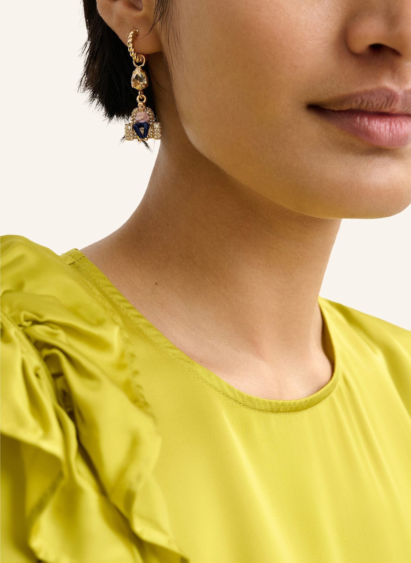 ESSENTIEL ANTWERP Schmuck JESSIKA: ORANGE/ GOLD/ BLAU