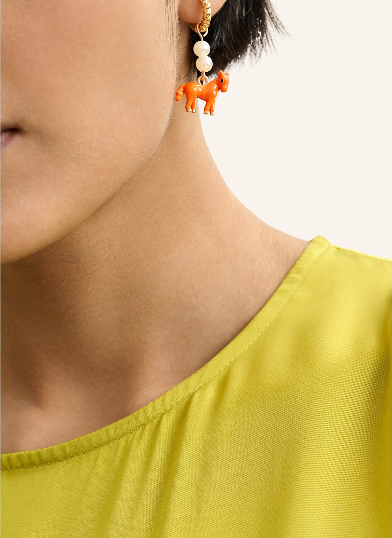ESSENTIEL ANTWERP Schmuck JESSIKA: ORANGE/ GOLD/ BLAU