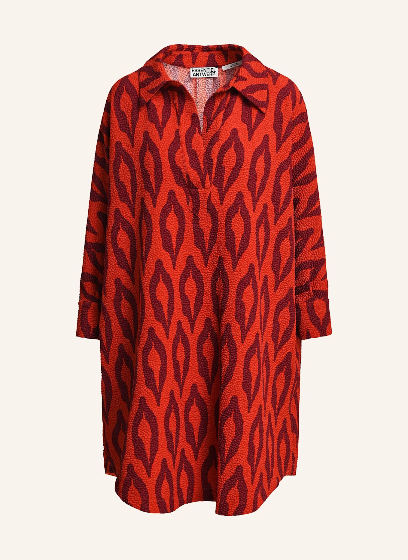 ESSENTIEL ANTWERP Kleid KLUMSY: ORANGE/ ROT