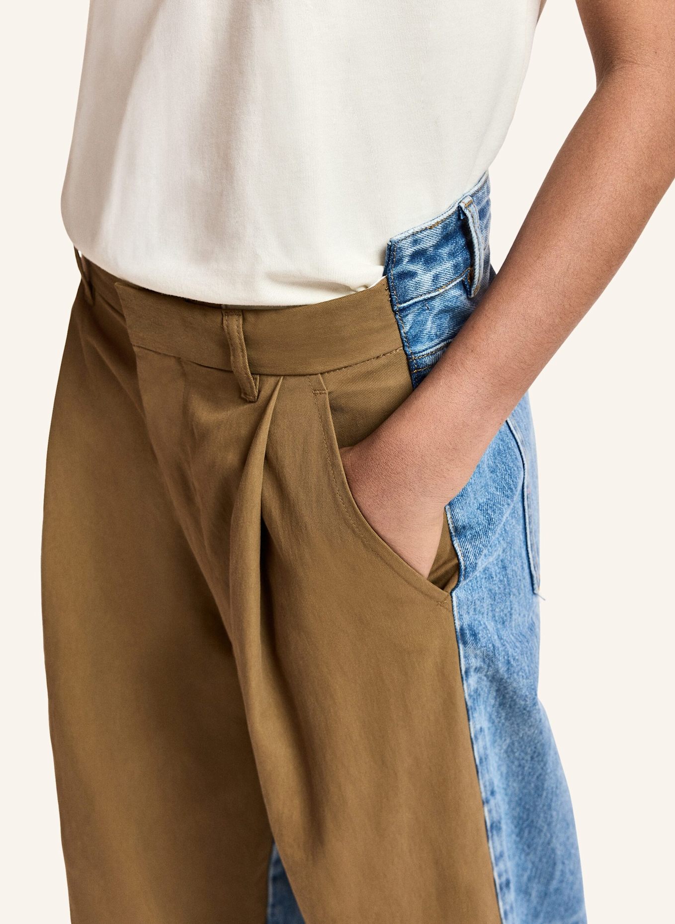 ESSENTIEL ANTWERP Hose KRISP: BLAU/ BRAUN