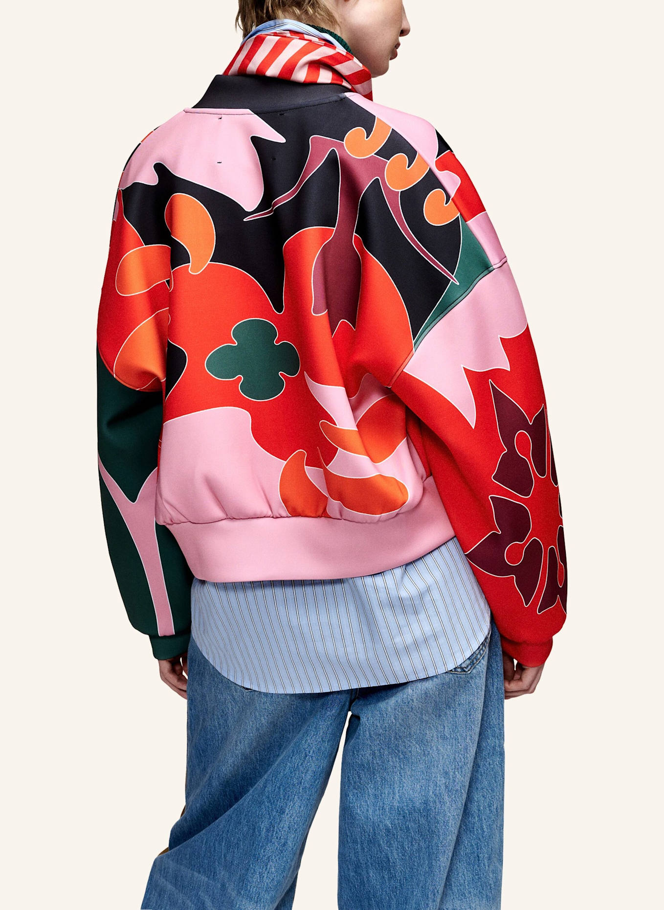 ESSENTIEL ANTWERP Jacke KIVA: ROT/ ROSA/ SCHWARZ