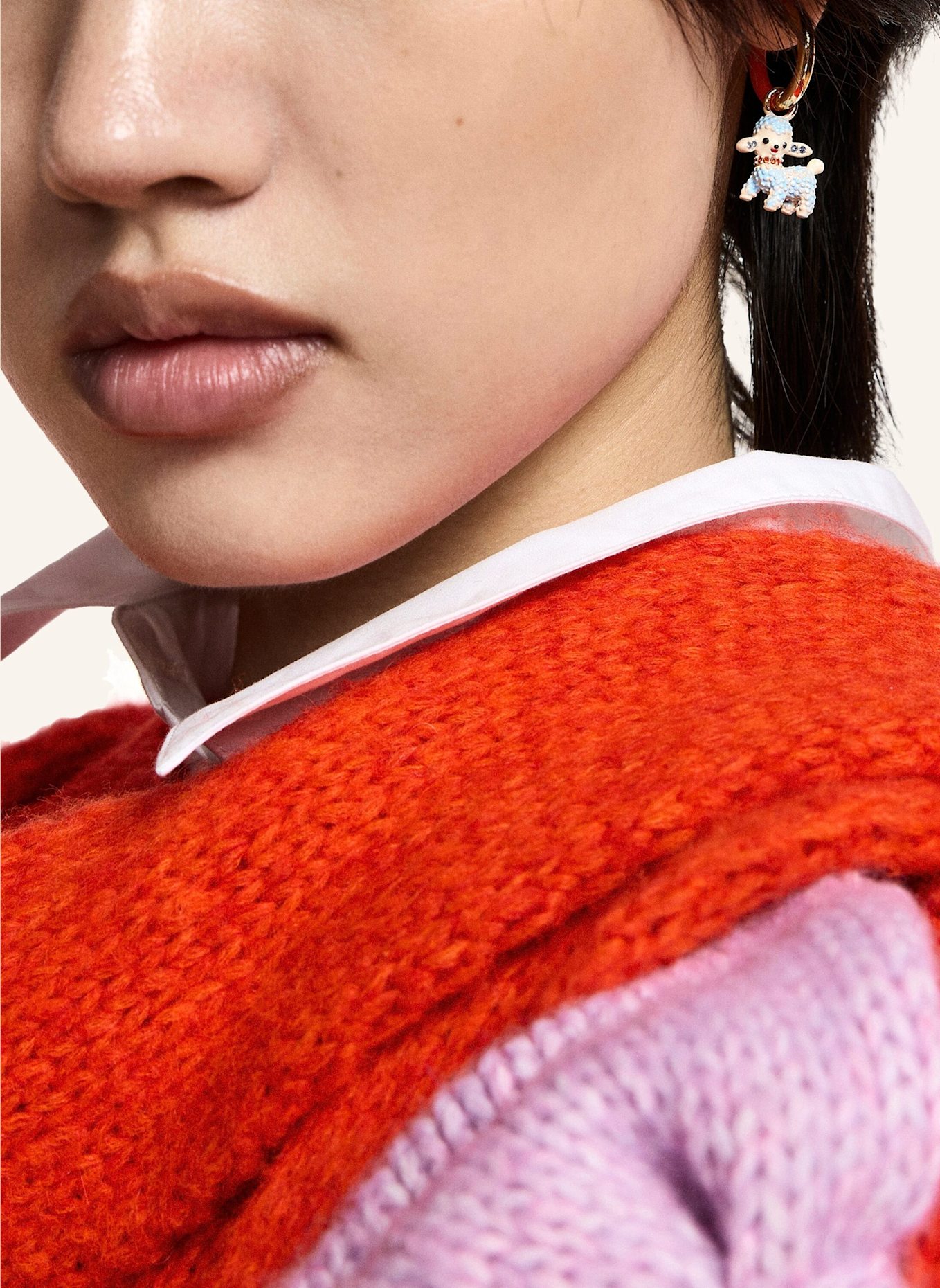 ESSENTIEL ANTWERP Schmuck KANA: ORANGE/ GOLD