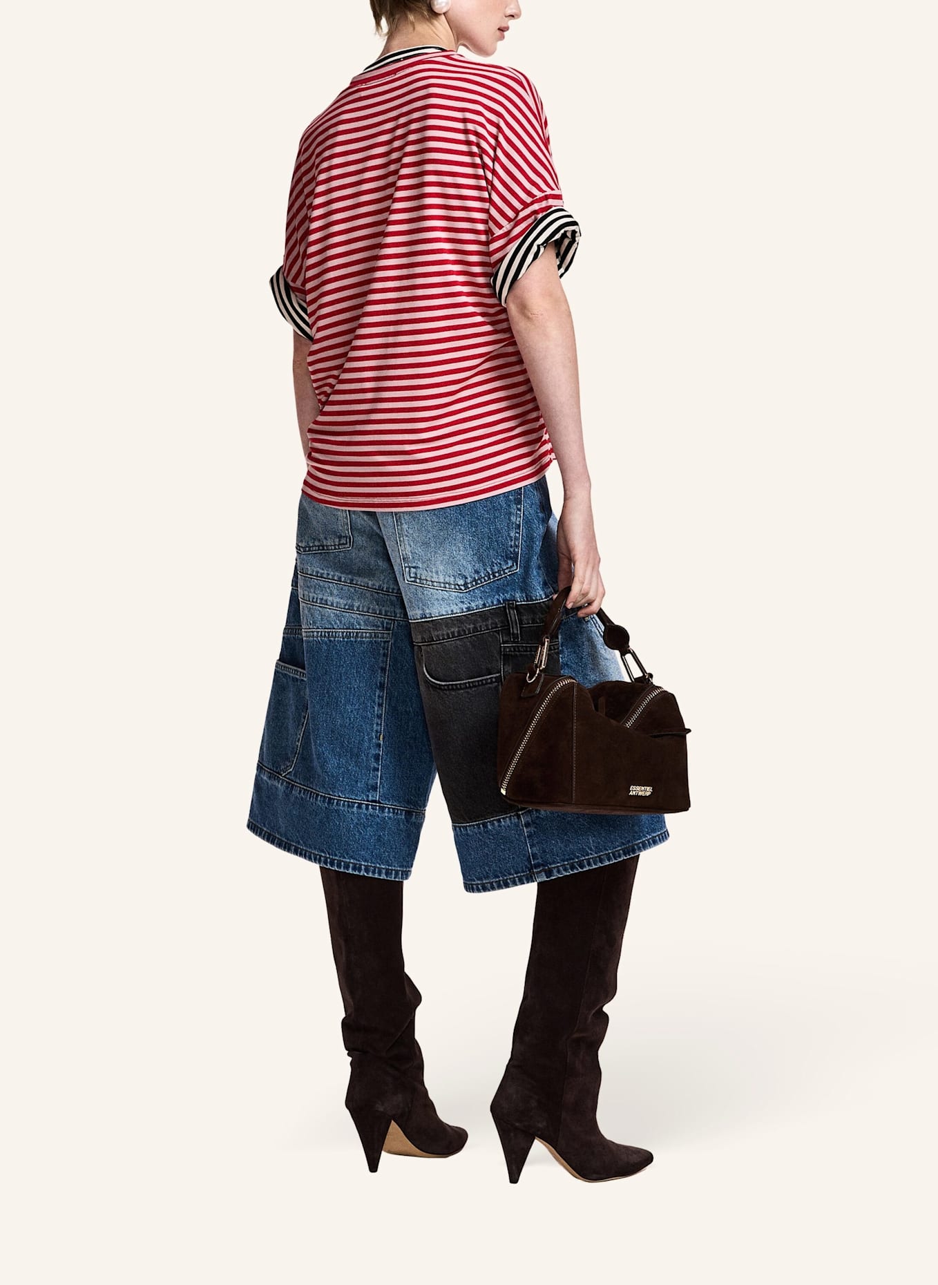 ESSENTIEL ANTWERP Tasche KARIN: BRAUN/ GOLD