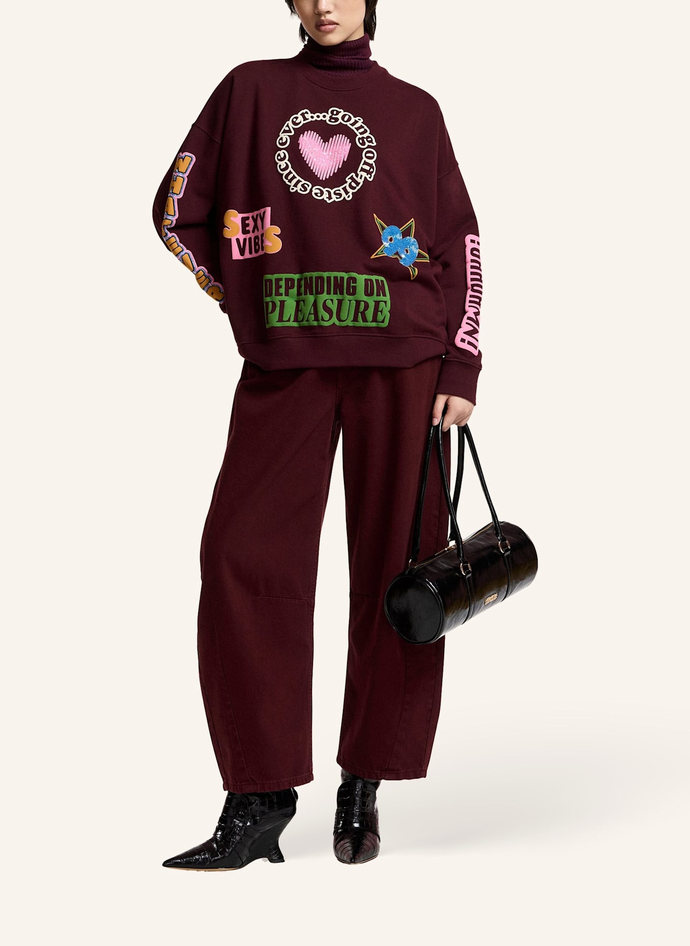 ESSENTIEL ANTWERP Sweatshirt KAMPUS: ROT