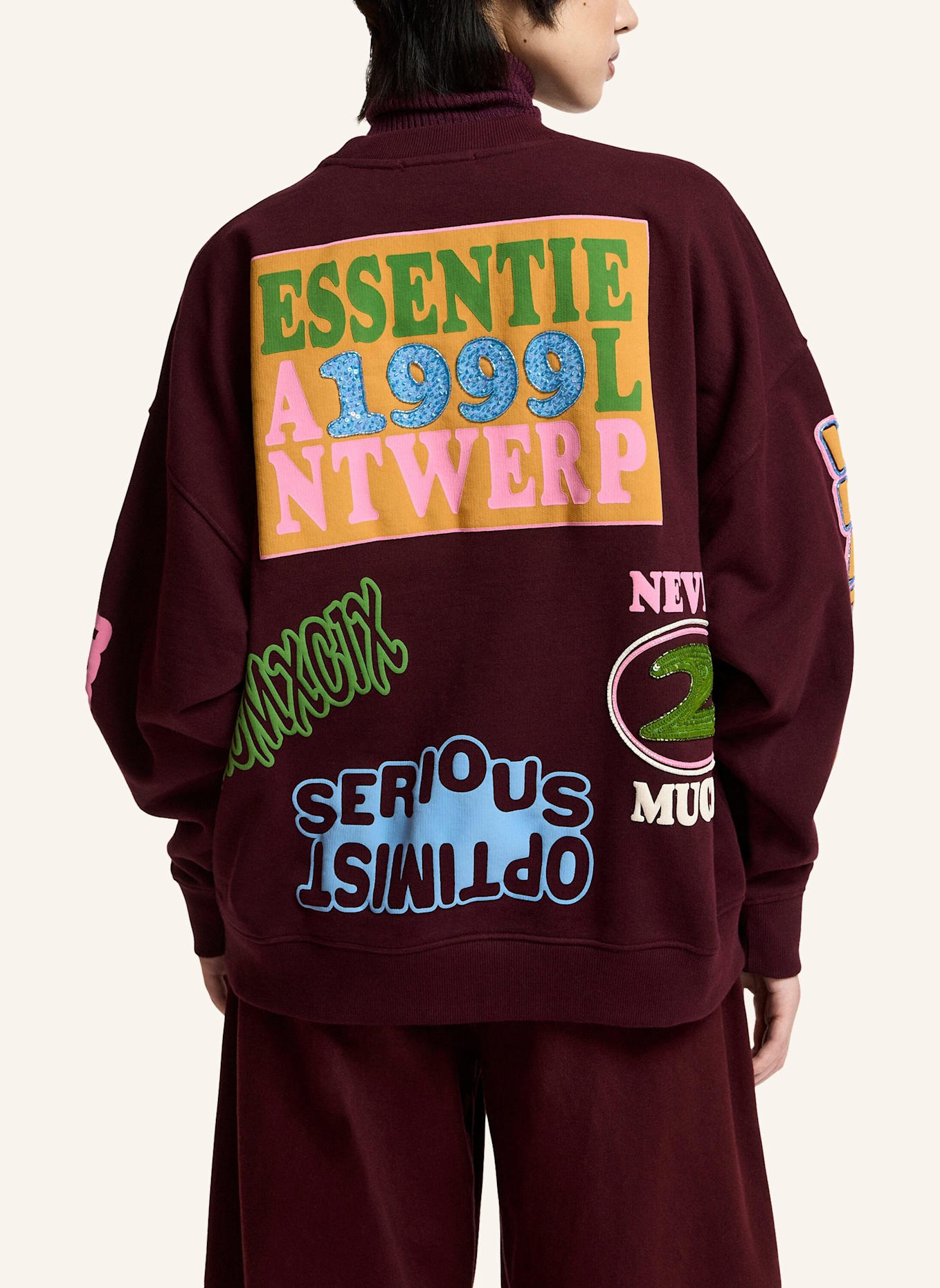 ESSENTIEL ANTWERP Sweatshirt KAMPUS: ROT