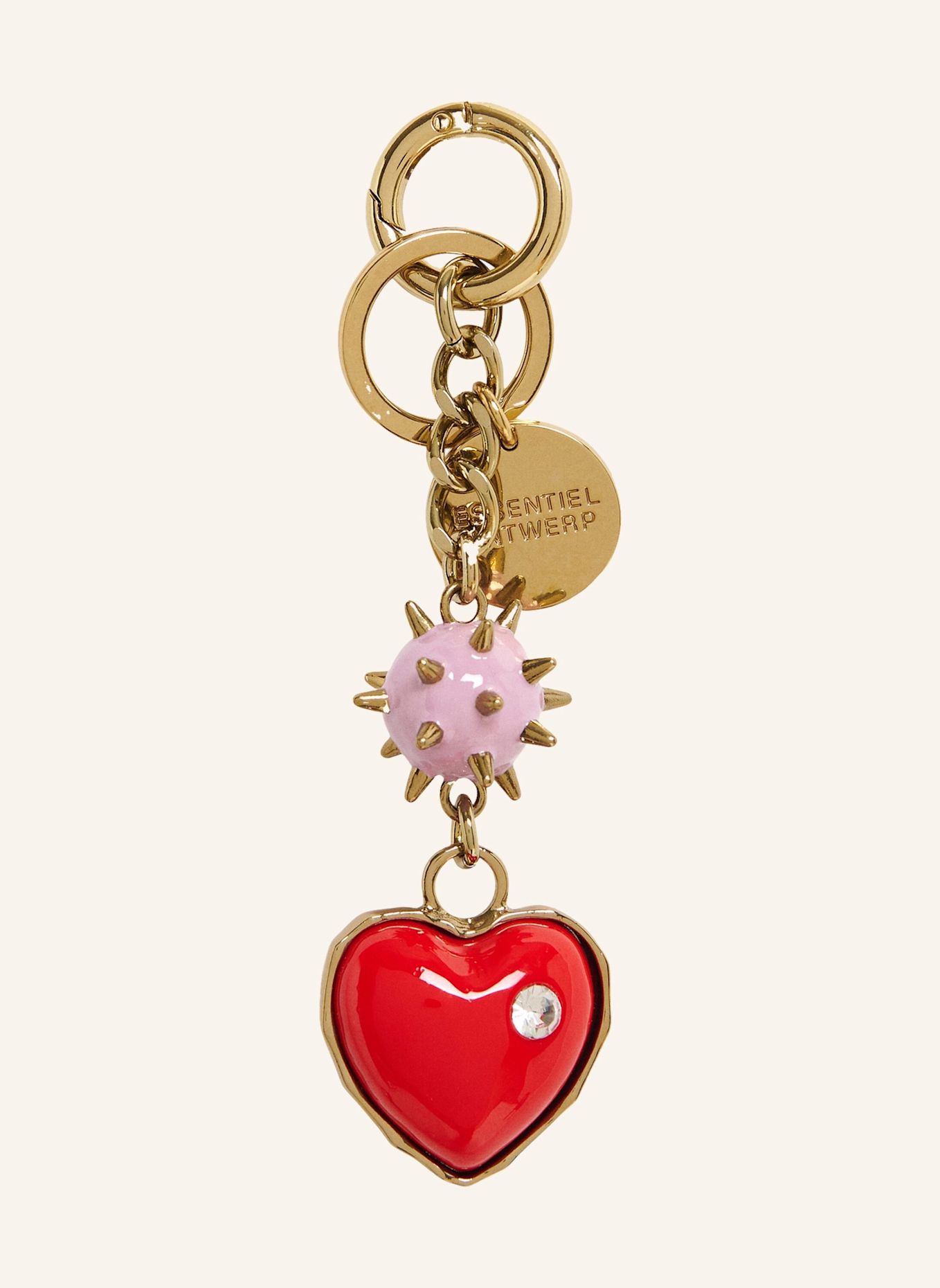 ESSENTIEL ANTWERP Accessoire KUORE: ROT / ROSA / GOLD