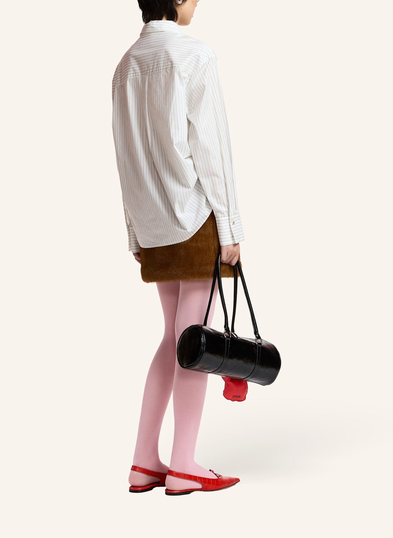 ESSENTIEL ANTWERP Hemd KACAO: SCHWARZ/ WEISS