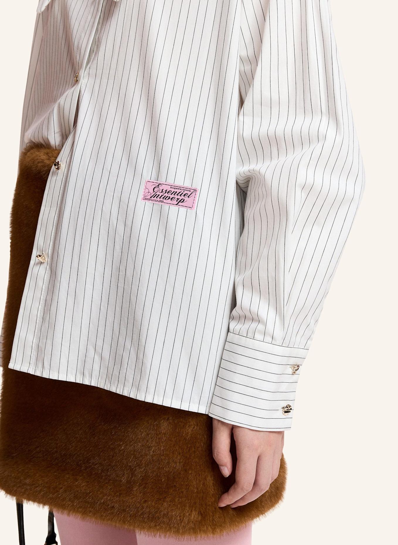 ESSENTIEL ANTWERP Hemd KACAO: SCHWARZ/ WEISS