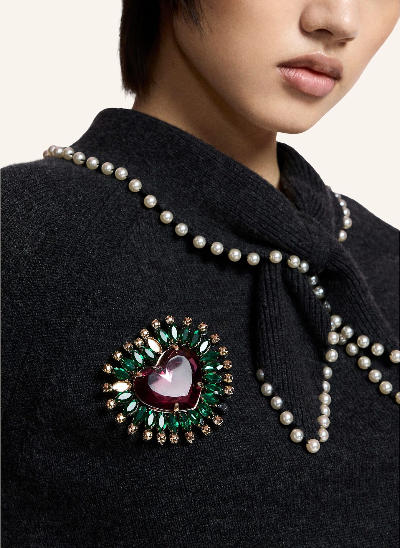 ESSENTIEL ANTWERP Accessoire KOEUR2: GRÜN / ROSA