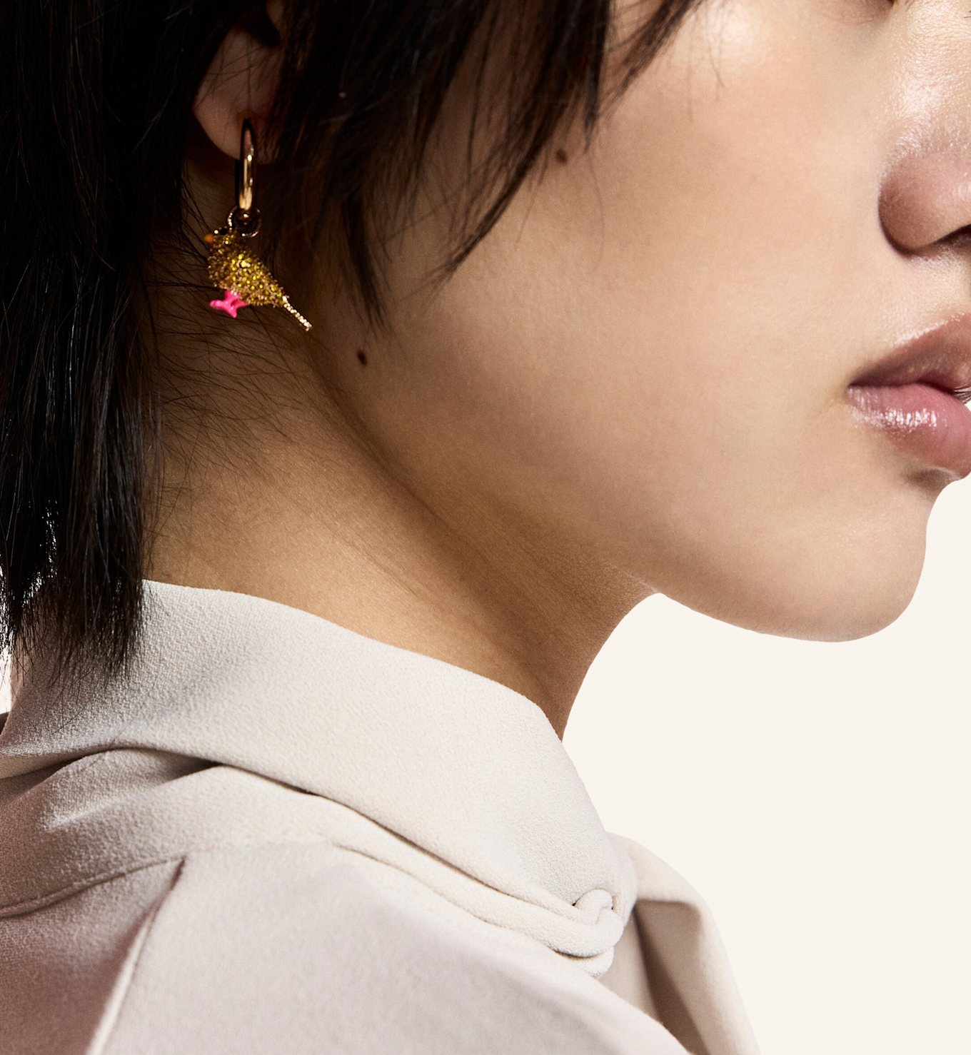 ESSENTIEL ANTWERP Schmuck KIRL: SCHWARZ/ GOLD