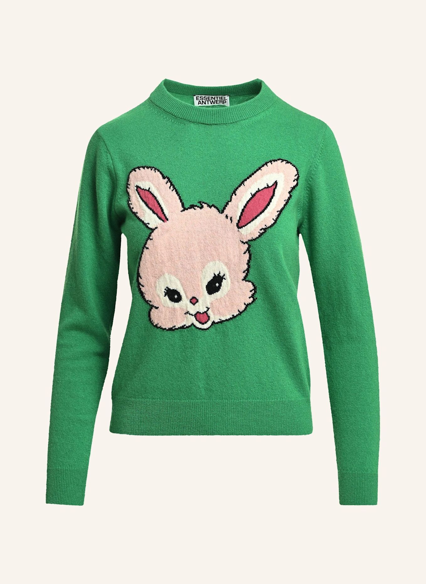 ESSENTIEL ANTWERP Pullover KAPITAL: GRÜN / HELLROSA