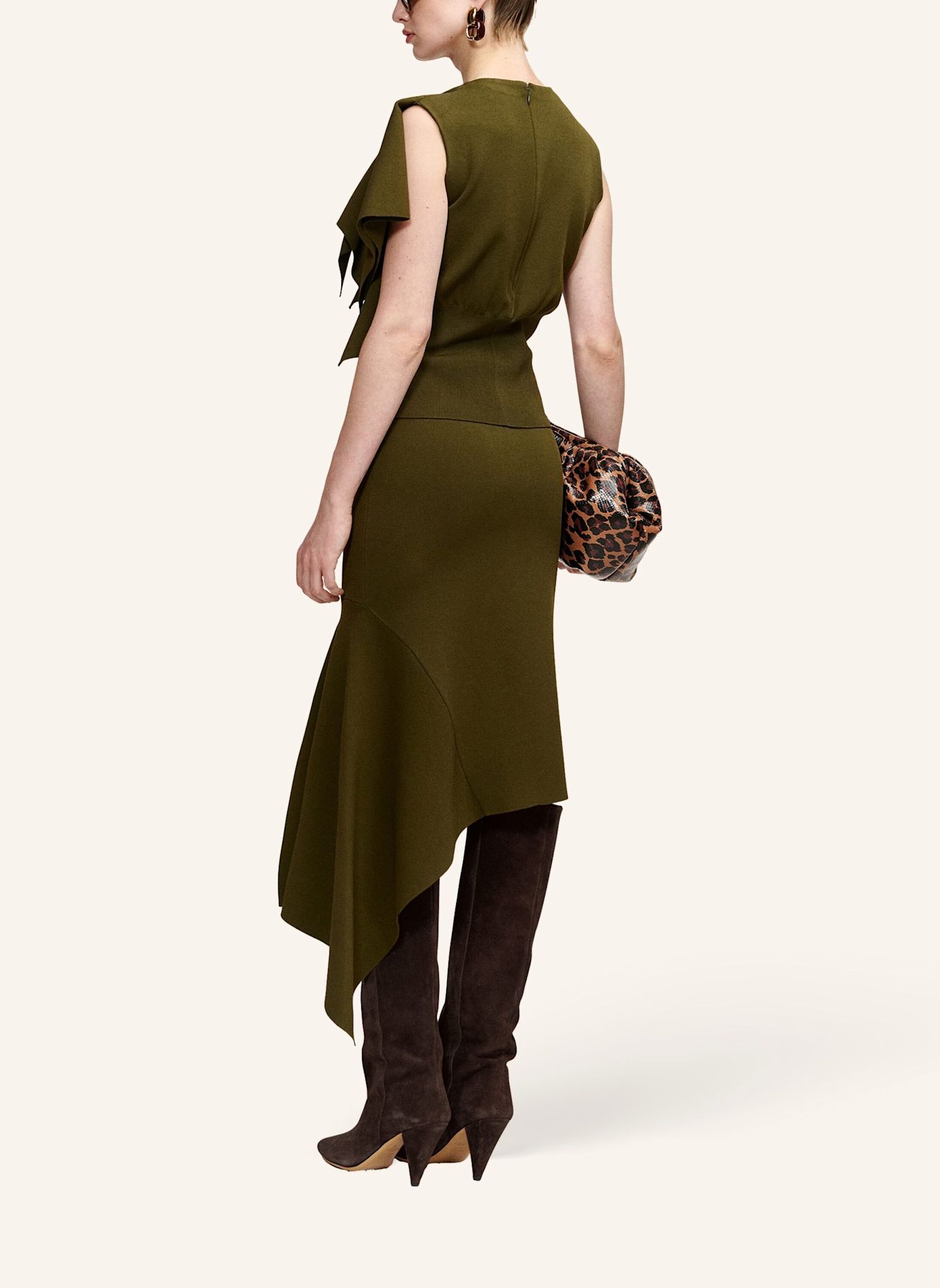 ESSENTIEL ANTWERP Pullover KNOW: KHAKI