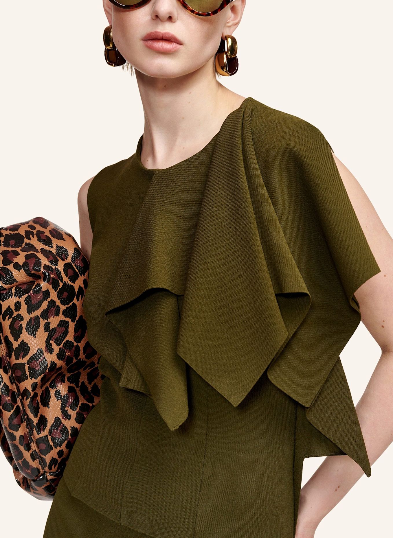 ESSENTIEL ANTWERP Pullover KNOW: KHAKI
