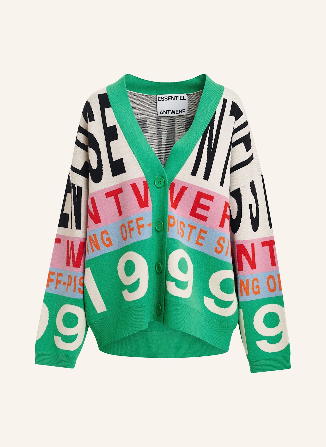 ESSENTIEL ANTWERP Strickjacke KREEZER: GRÜN