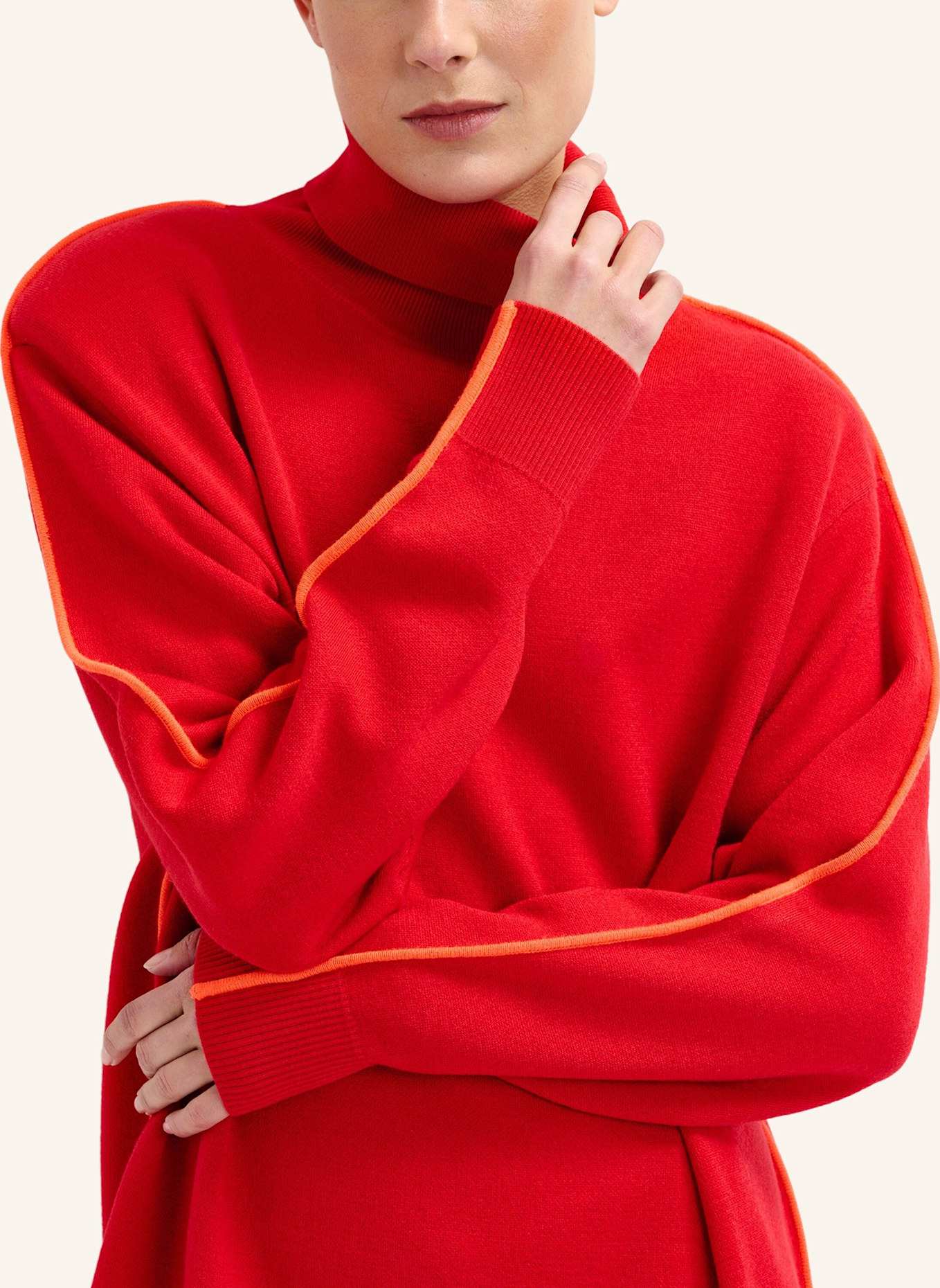 ESSENTIEL ANTWERP Kleid IDRESS: ROT/ ORANGE