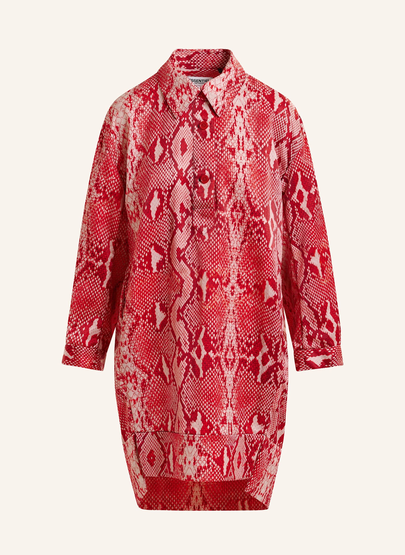 ESSENTIEL ANTWERP Kleid ILLUMINATA: ROT/ ORANGE