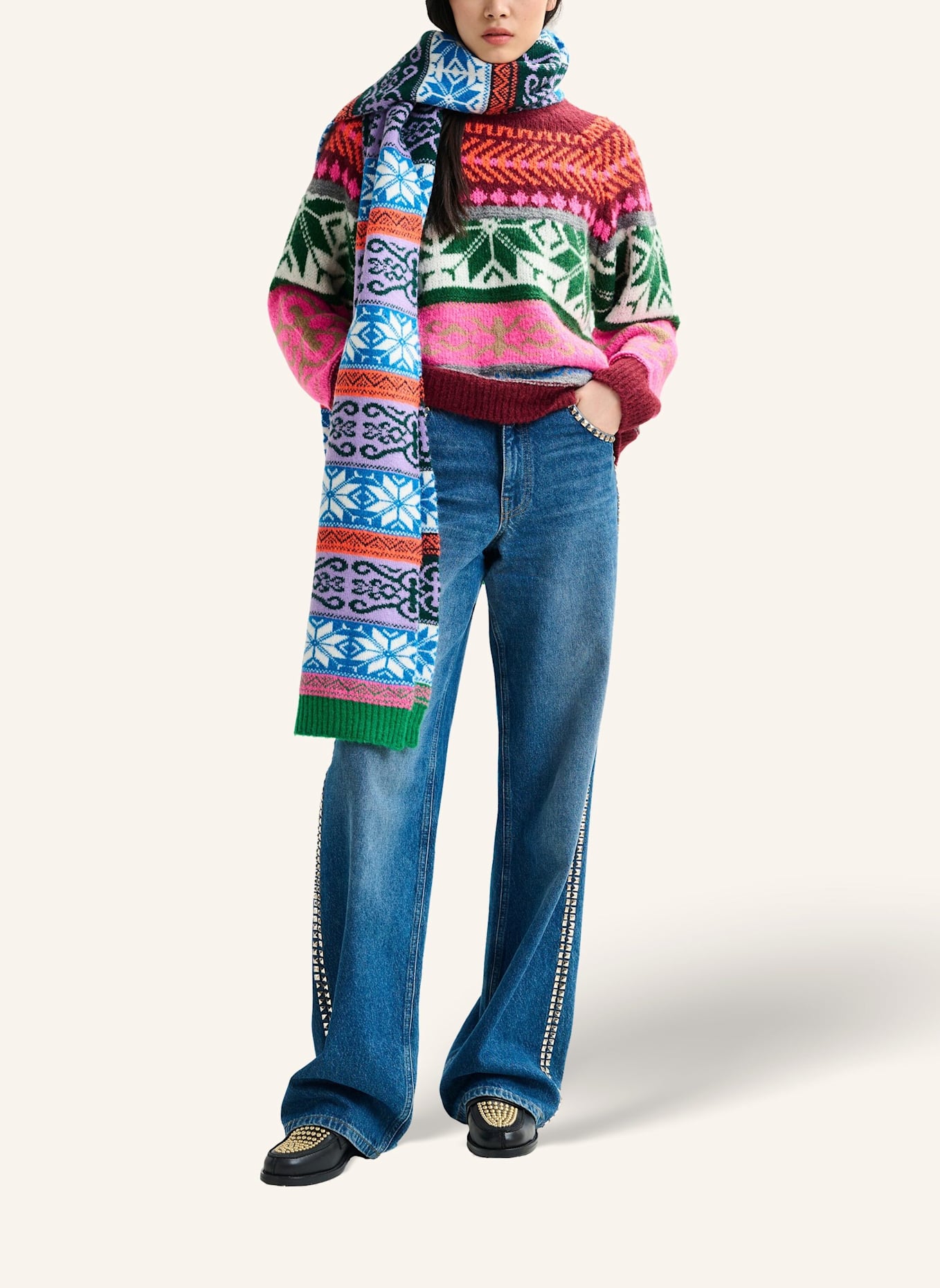 ESSENTIEL ANTWERP Schal ICHARPE: LILA